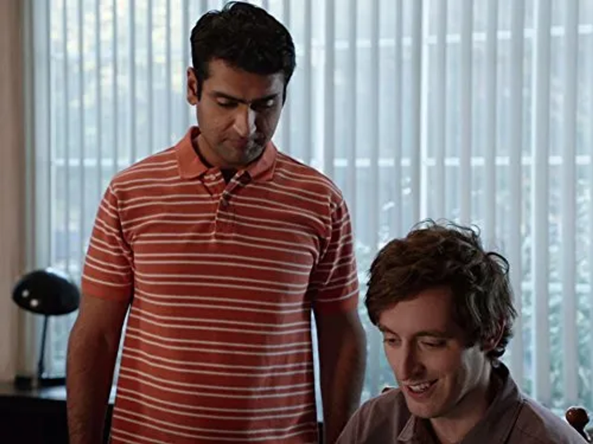 Thomas Middleditch and Kumail Nanjiani in Silicon Valley (2014)