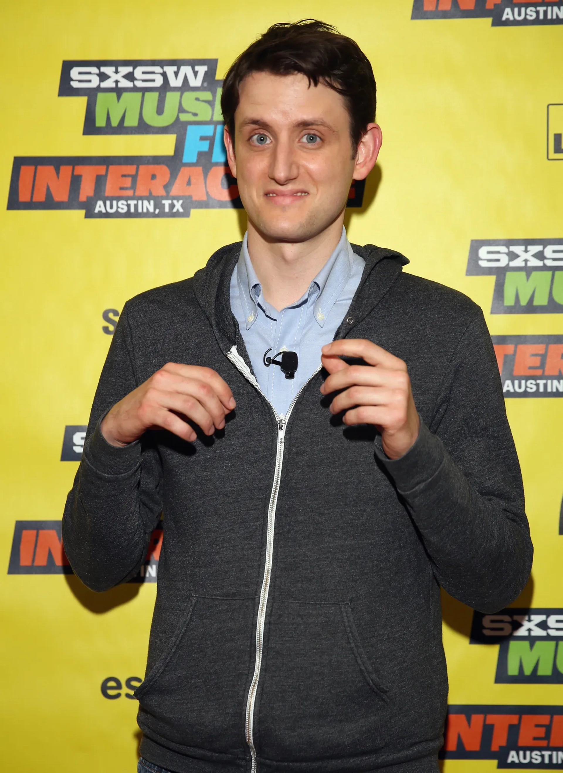 Zach Woods at an event for Silicon Valley (2014)