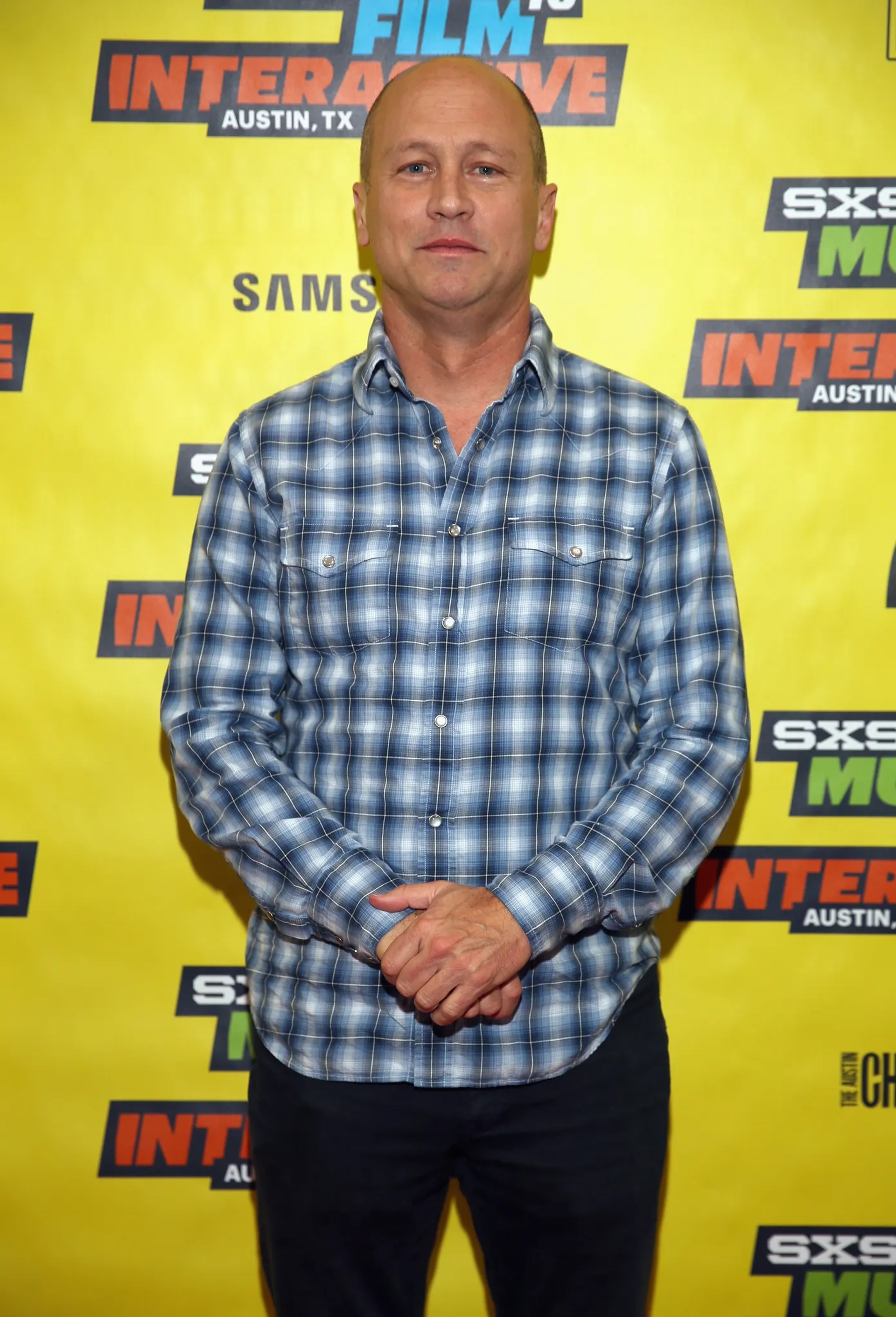 Mike Judge at an event for Silicon Valley (2014)