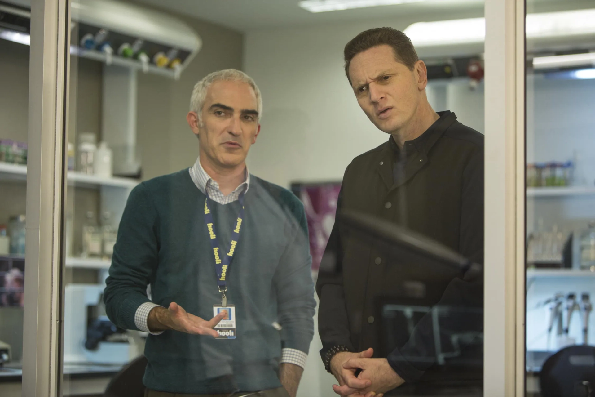 Patrick Fischler and Matt Ross in Silicon Valley (2014)