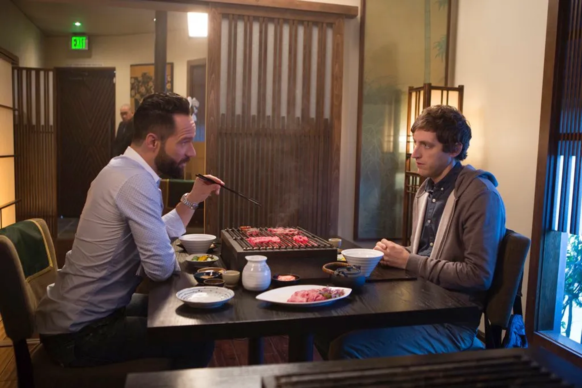 Chris Diamantopoulos and Thomas Middleditch in Silicon Valley (2014)