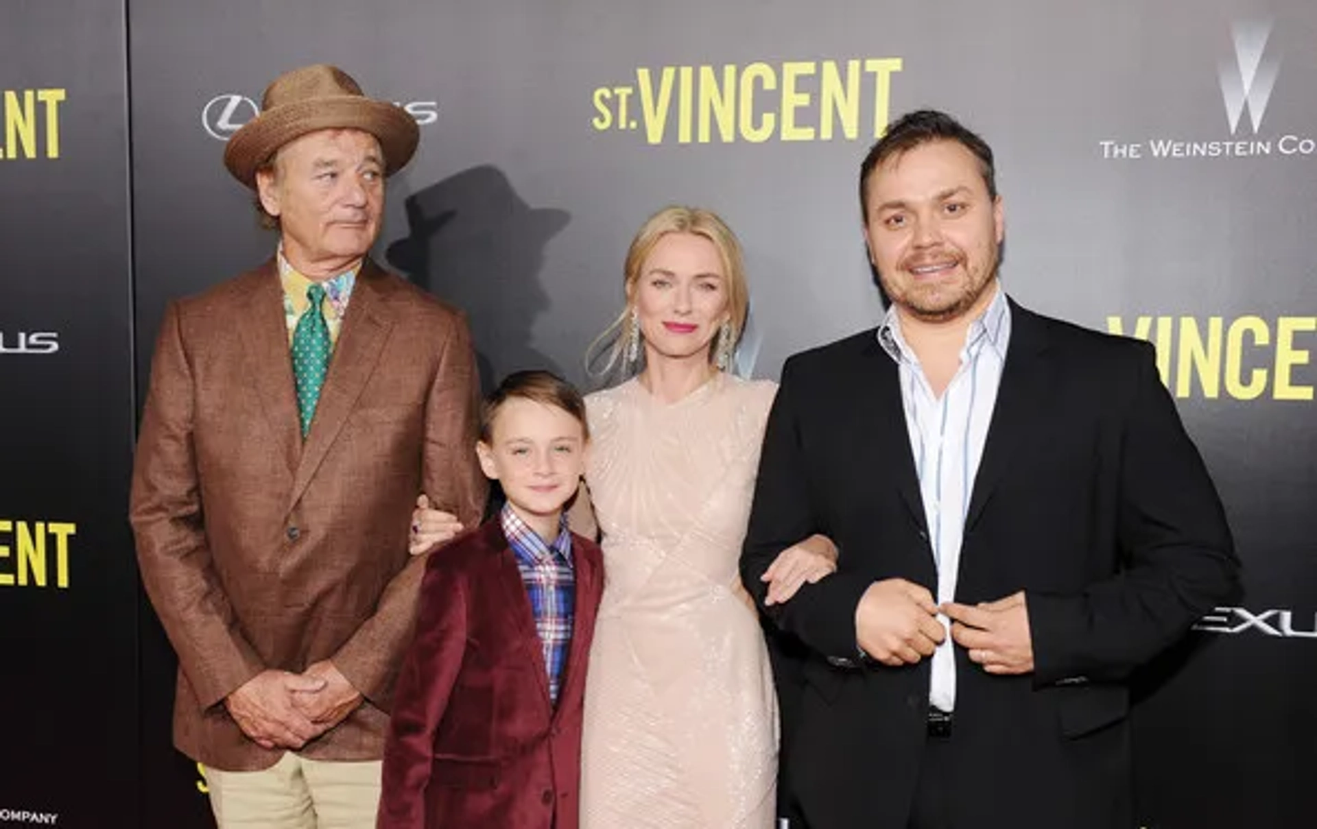 Bill Murray, Jaeden Lieberher, Naomi Watts, and Ted Melfi