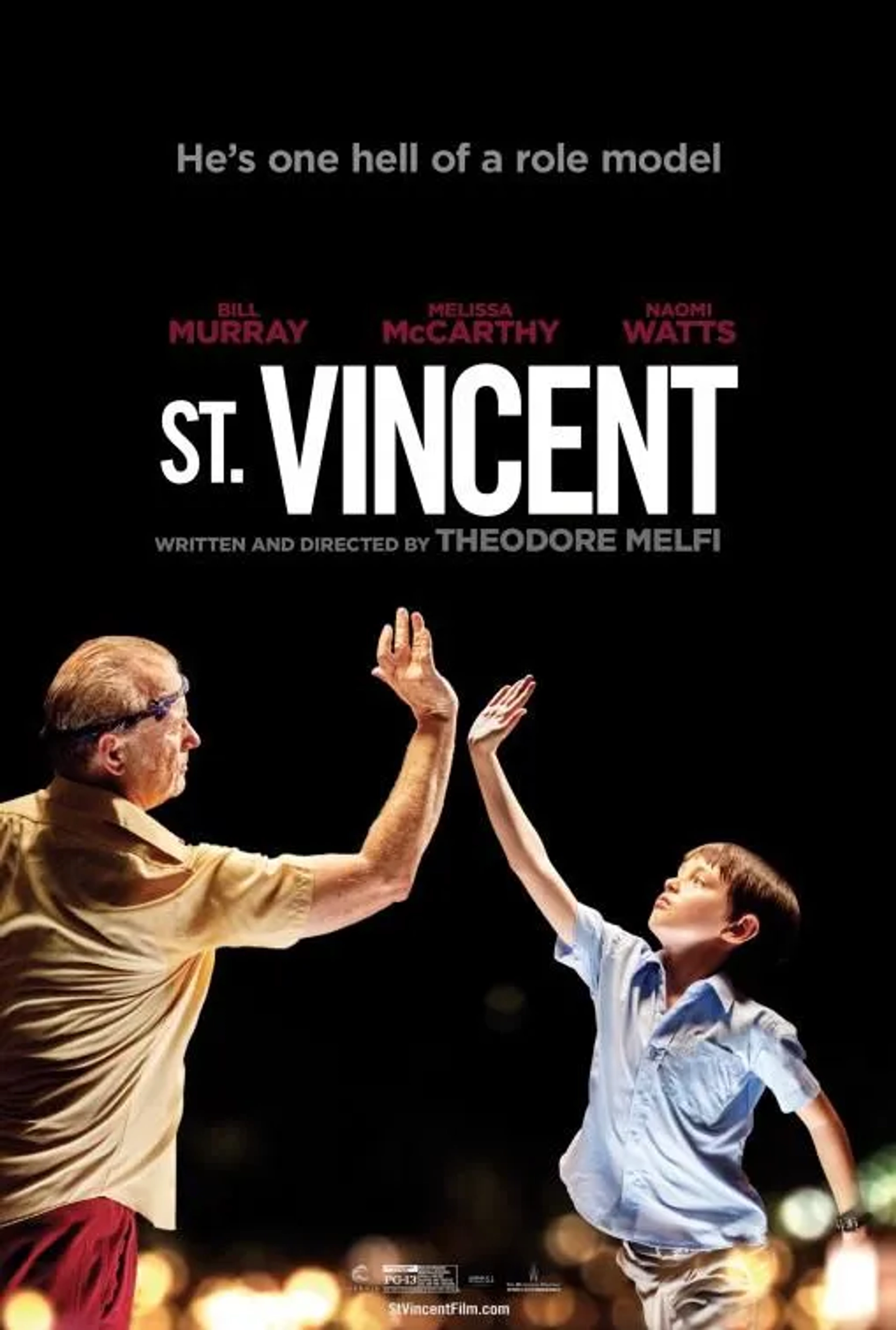 Bill Murray and Jaeden Martell in St. Vincent (2014)