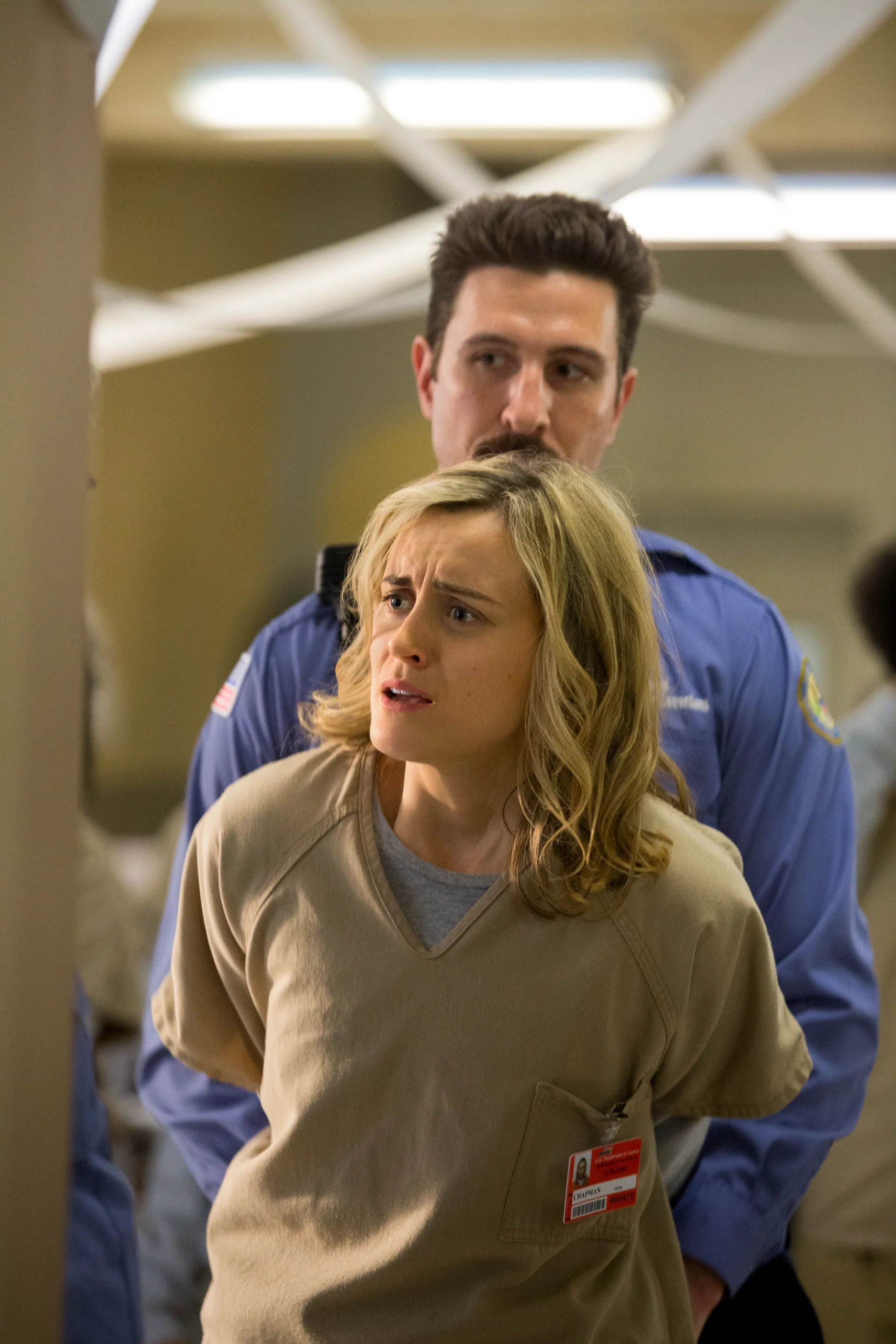 Pablo Schreiber and Taylor Schilling in Orange Is the New Black (2013)