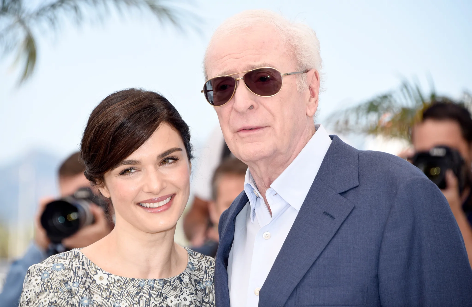 Michael Caine and Rachel Weisz at an event for Youth (2015)