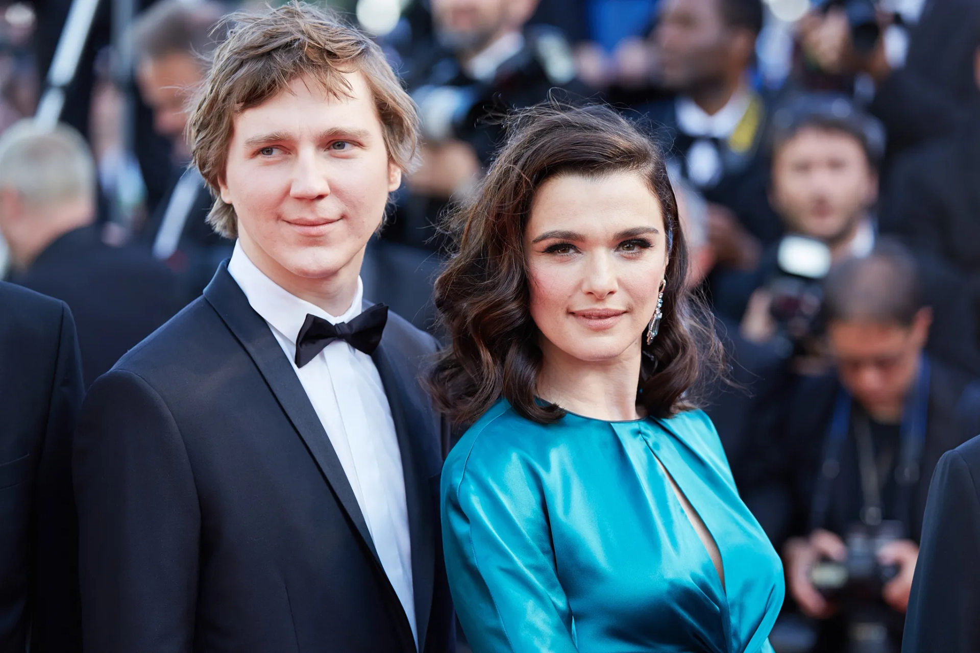 Rachel Weisz and Paul Dano at an event for Youth (2015)