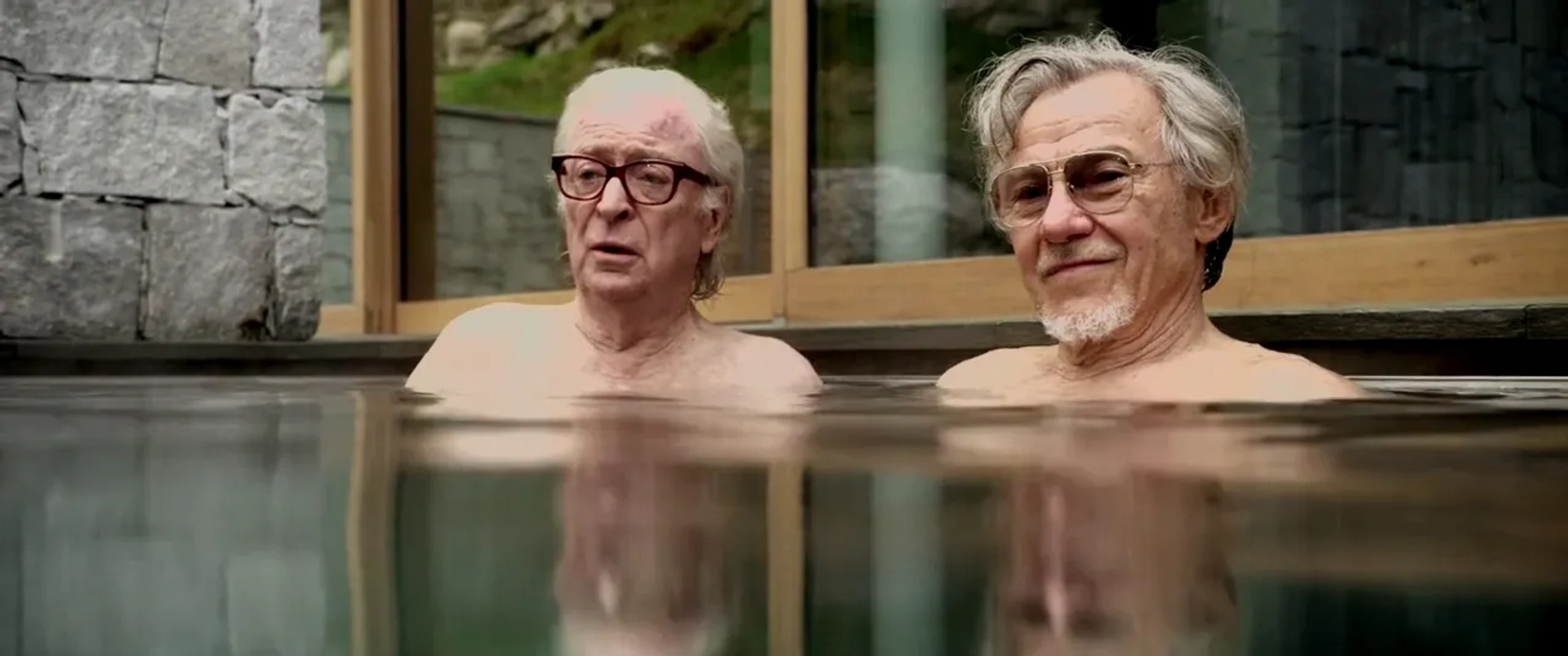 Harvey Keitel and Michael Caine in Youth (2015)