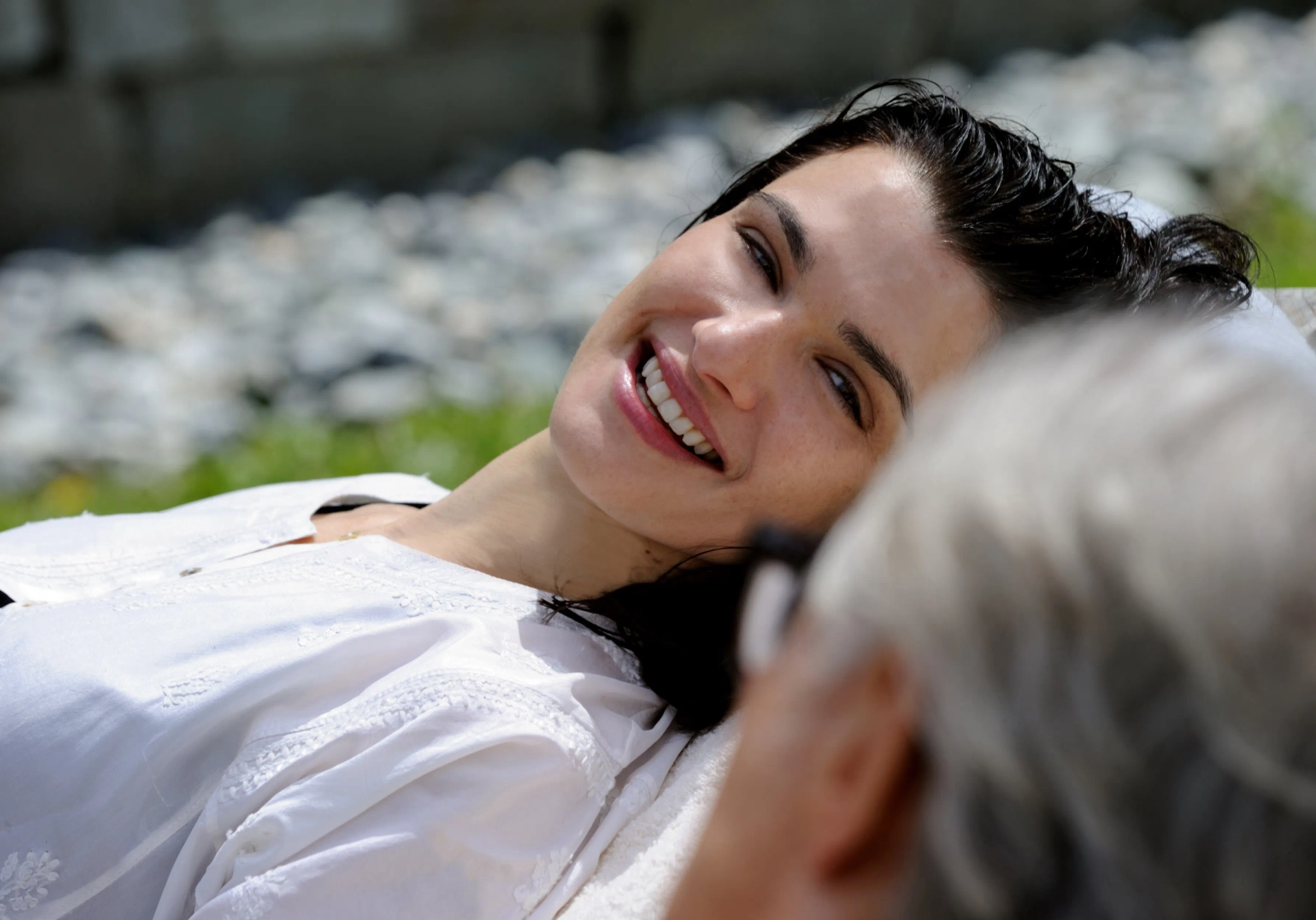 Harvey Keitel and Rachel Weisz in Youth (2015)