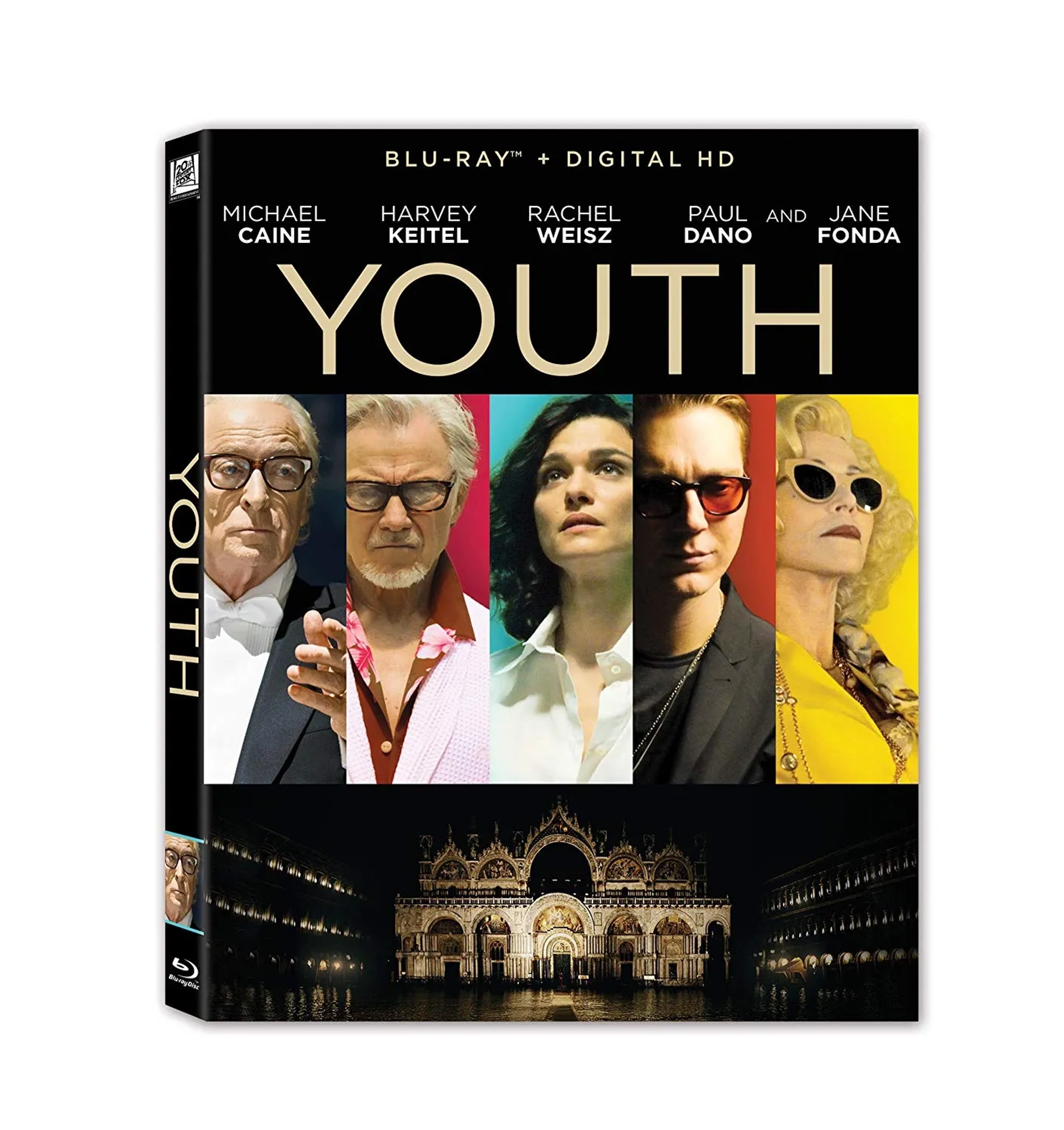 Harvey Keitel, Michael Caine, Jane Fonda, Rachel Weisz, and Paul Dano in Youth (2015)