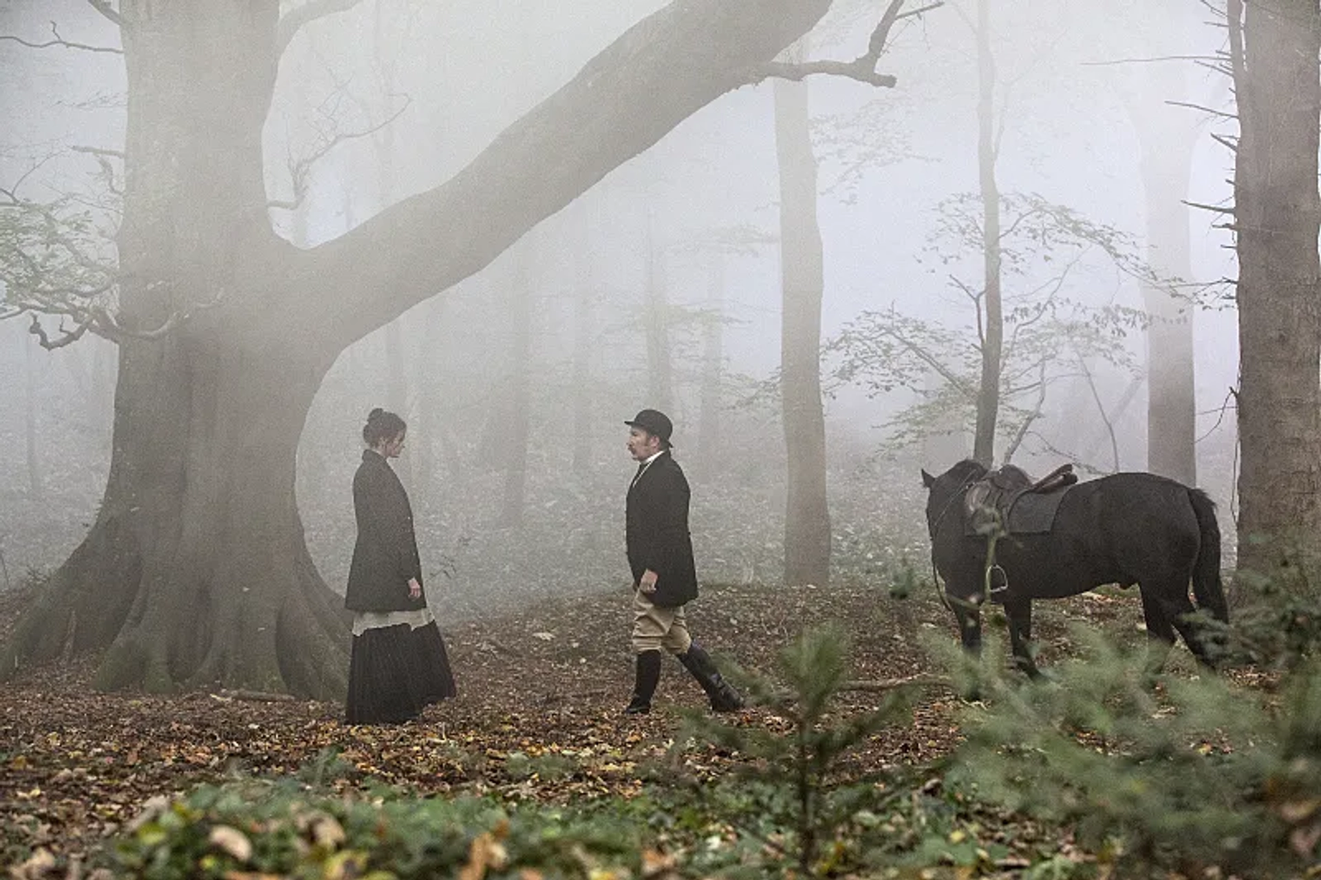 Ronan Vibert and Eva Green in Penny Dreadful (2014)