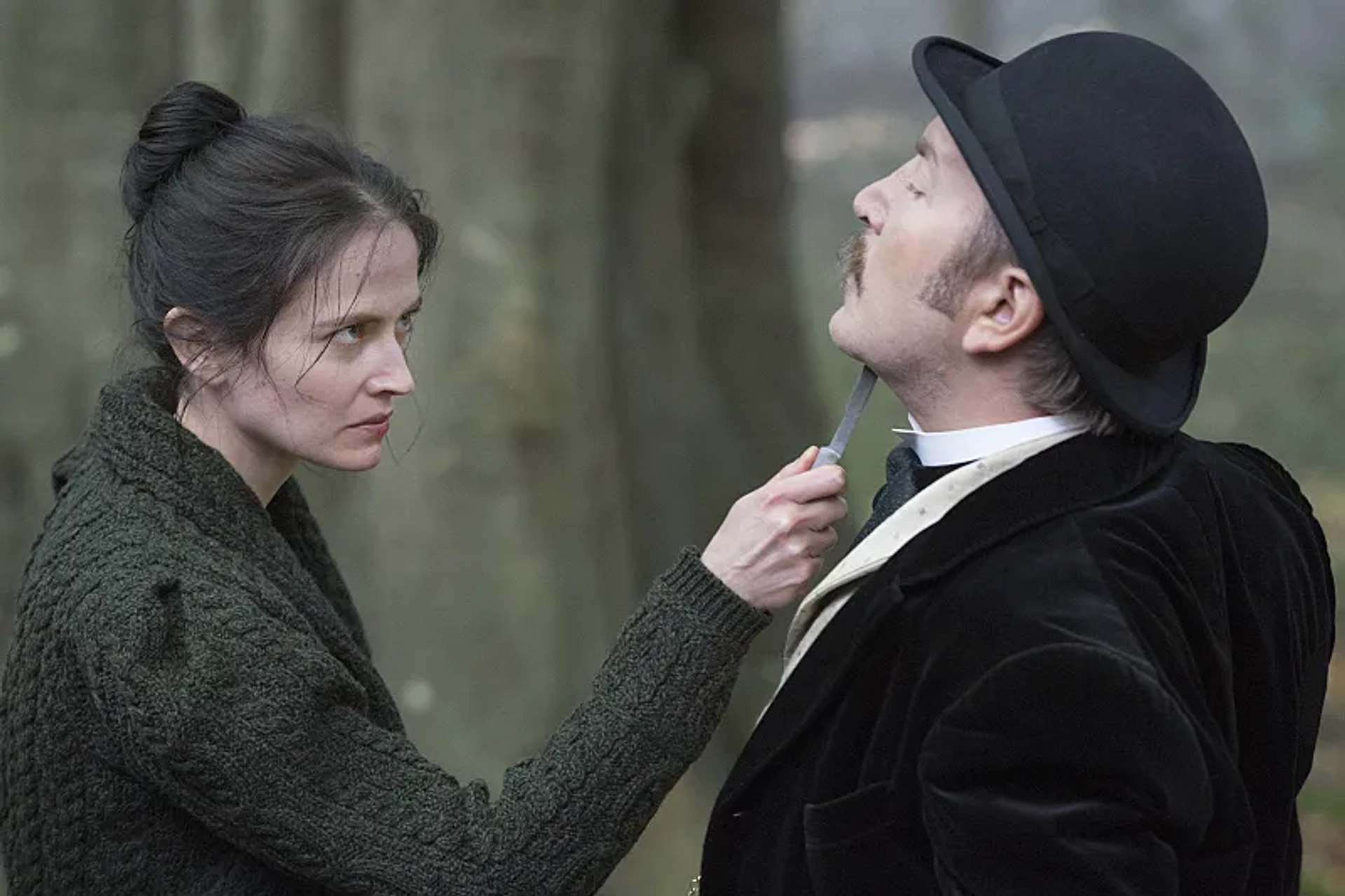 Ronan Vibert and Eva Green in Penny Dreadful (2014)