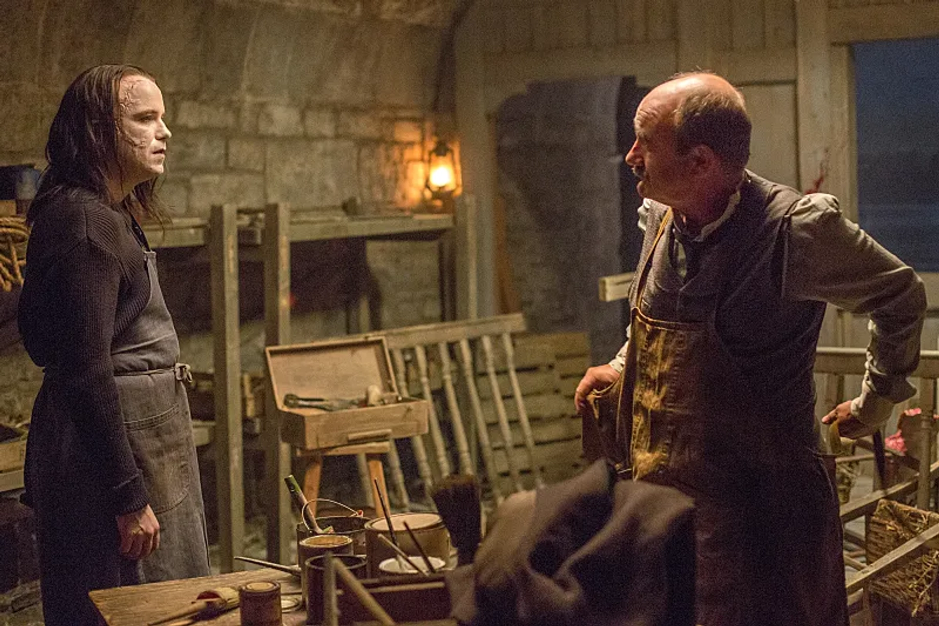 David Haig and Rory Kinnear in Penny Dreadful (2014)