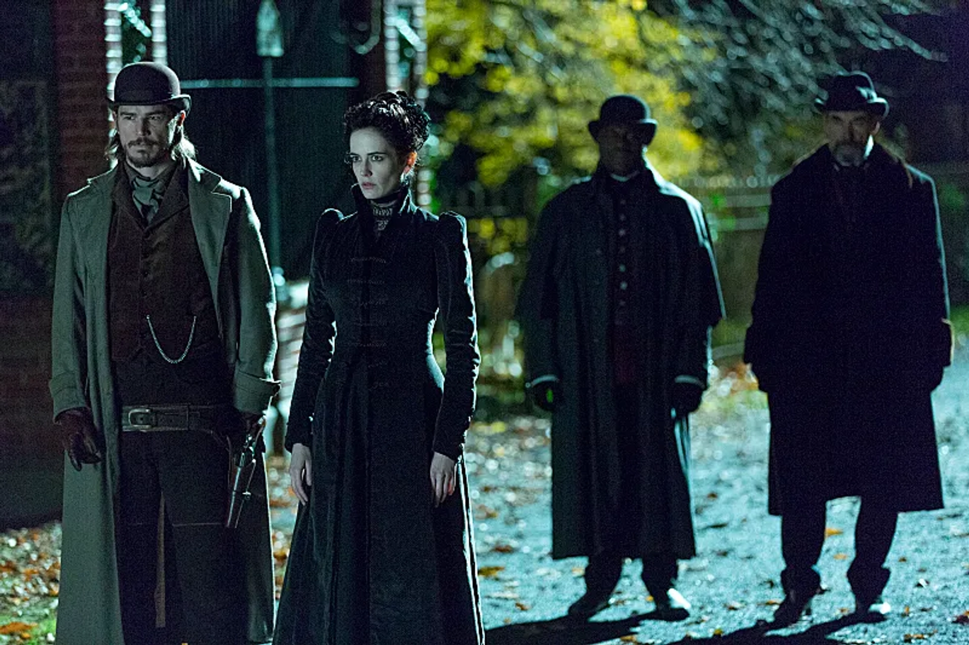 Timothy Dalton, Josh Hartnett, Danny Sapani, and Eva Green in Penny Dreadful (2014)