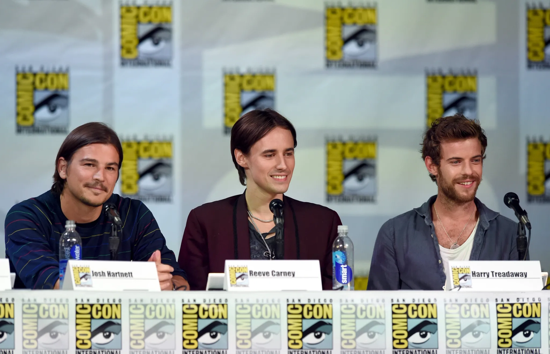 Josh Hartnett, Reeve Carney, and Harry Treadaway at an event for Penny Dreadful (2014)