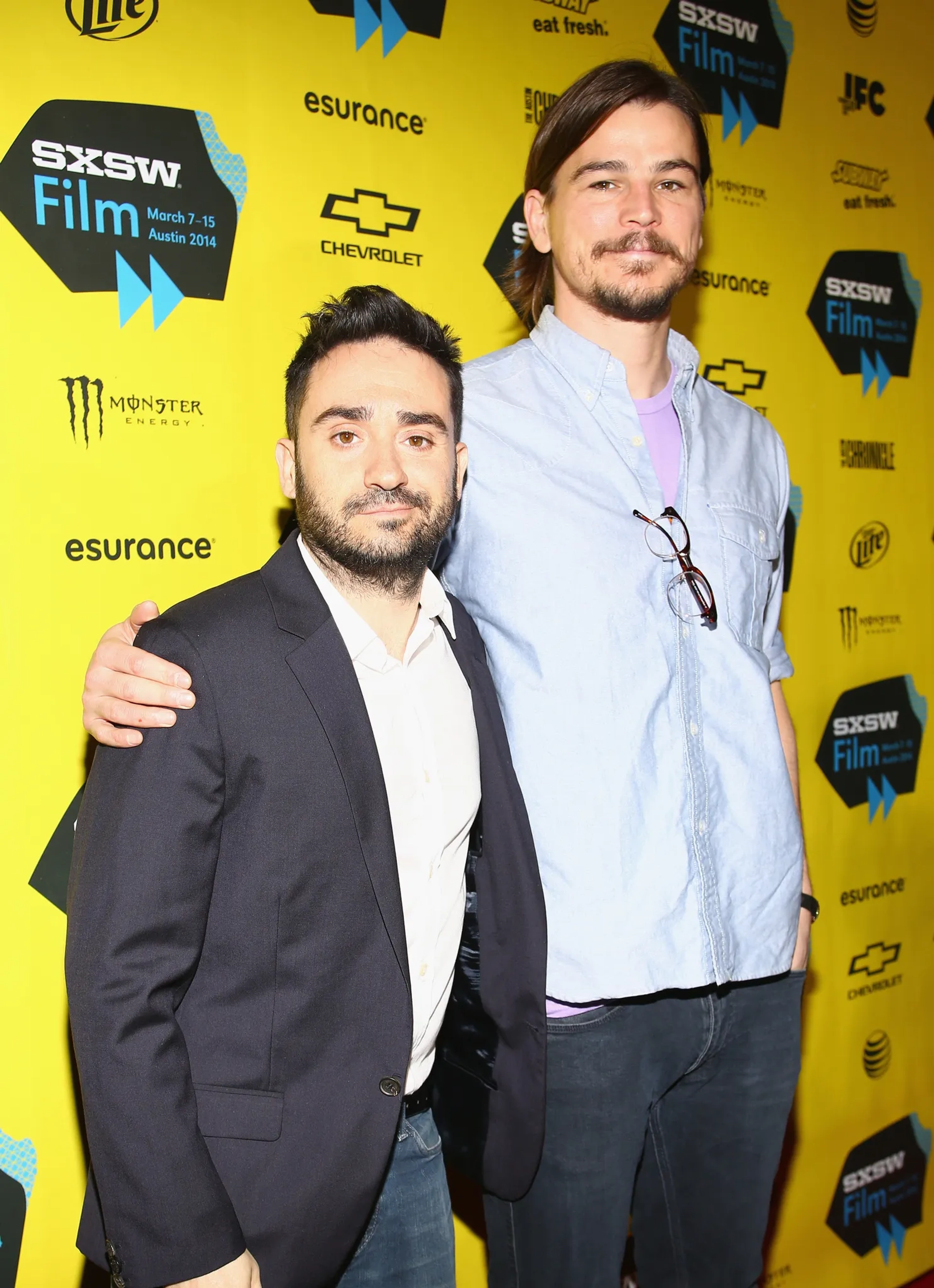 Josh Hartnett and J.A. Bayona at an event for Penny Dreadful (2014)