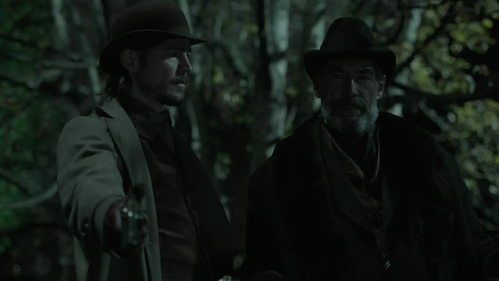 Timothy Dalton and Josh Hartnett in Penny Dreadful (2014)