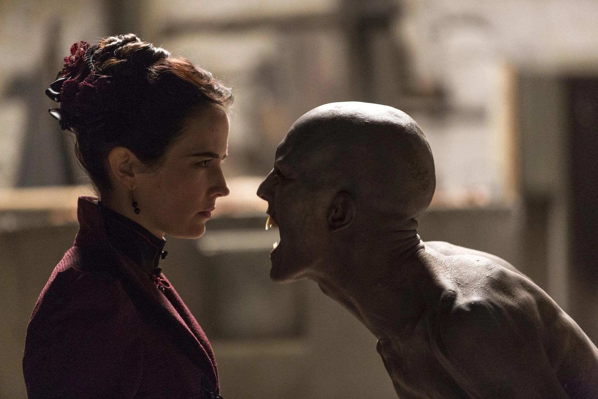 Eva Green and Robert Strange in Penny Dreadful (2014)