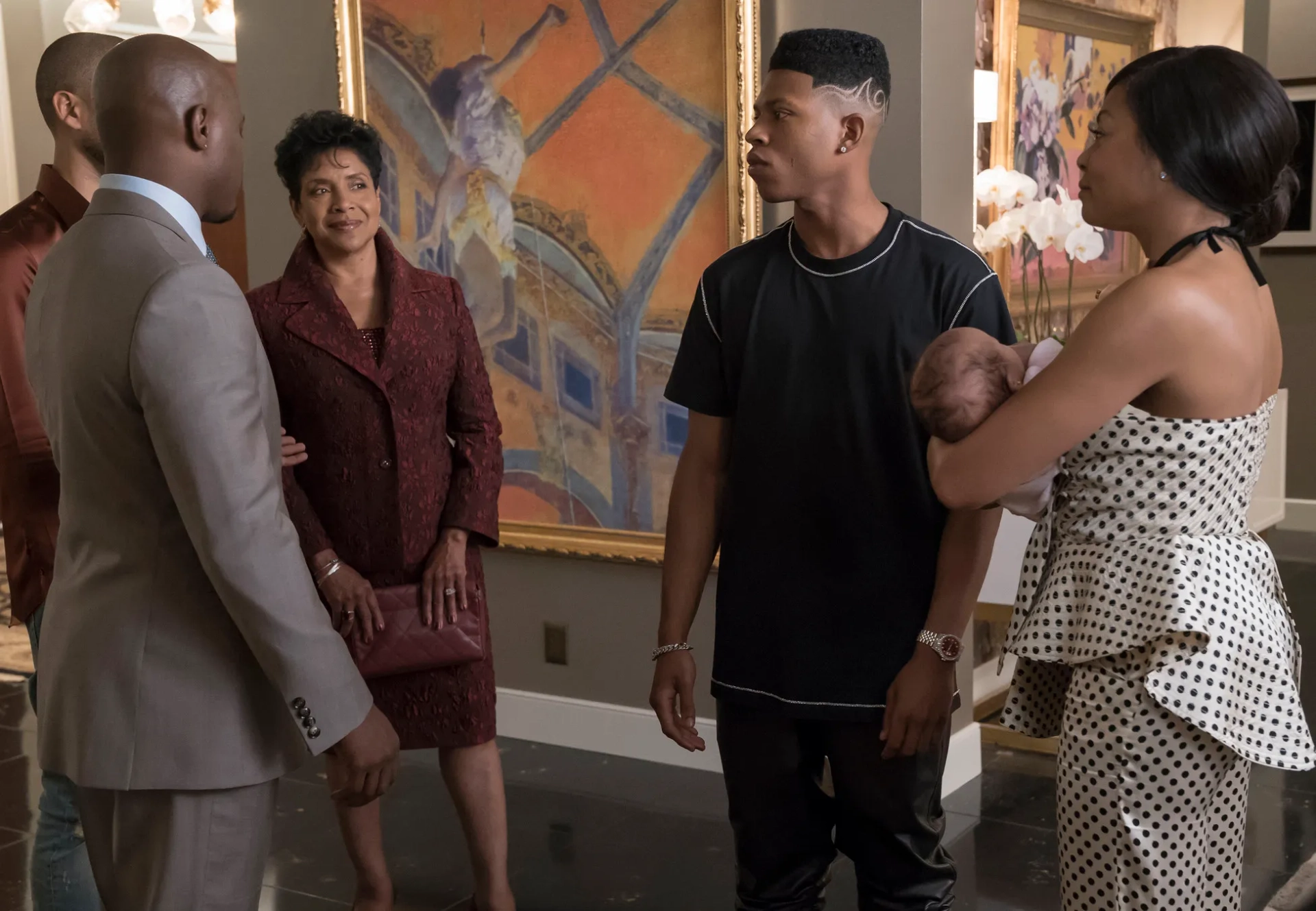 Taye Diggs, Taraji P. Henson, Phylicia Rashad, and Jussie Smollett in Empire (2015)