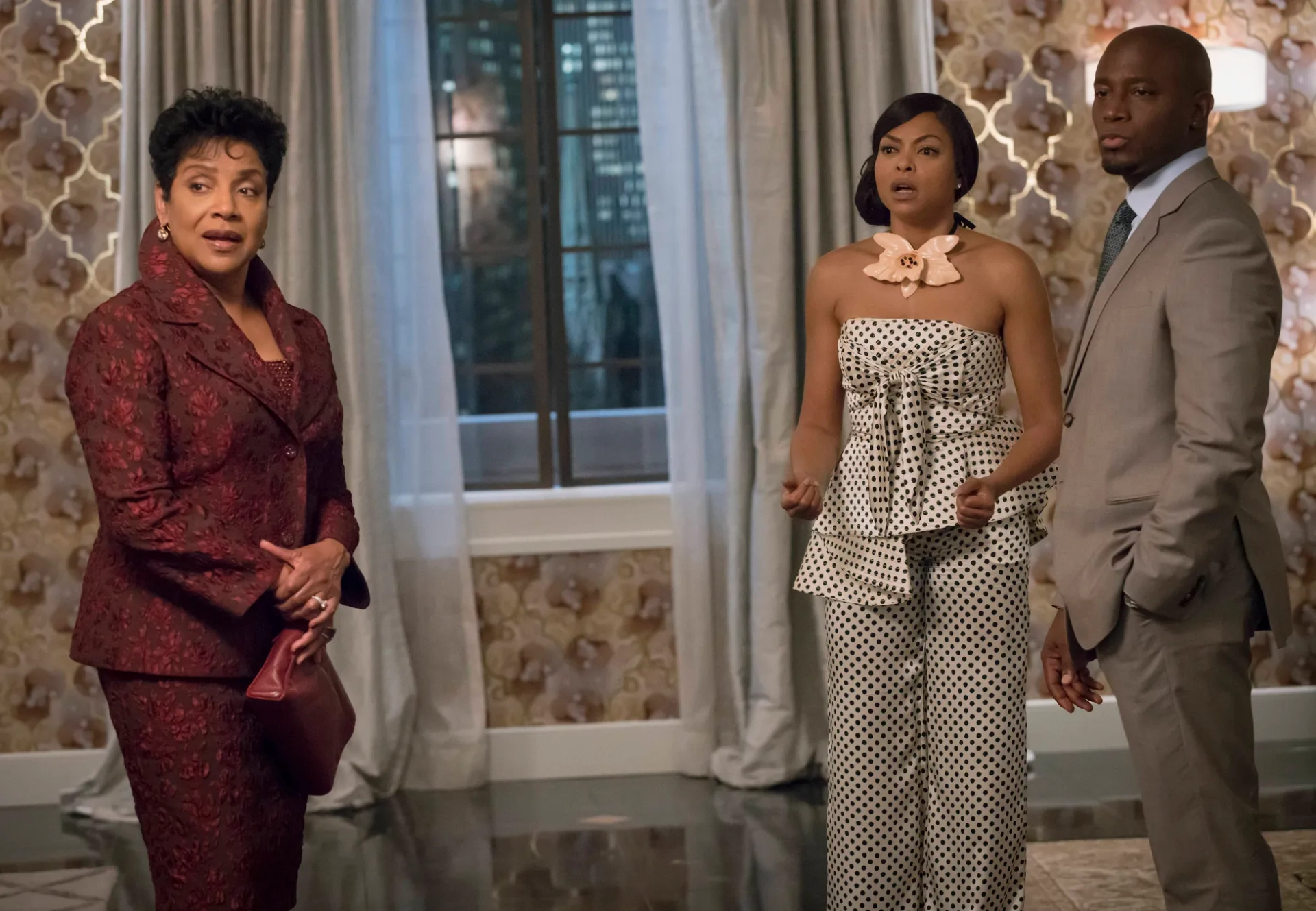 Taye Diggs, Taraji P. Henson, and Phylicia Rashad in Empire (2015)