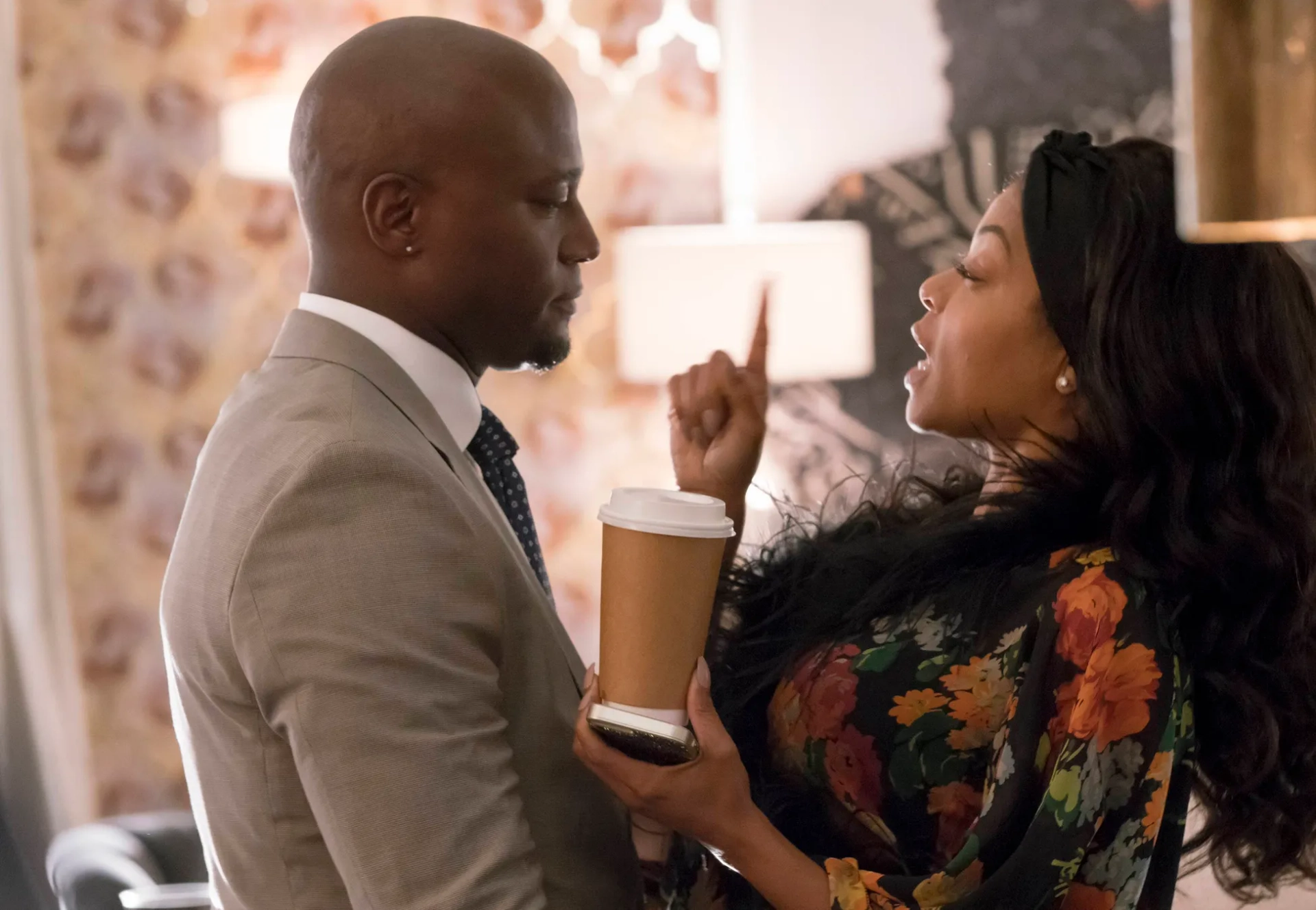 Taye Diggs and Taraji P. Henson in Empire (2015)