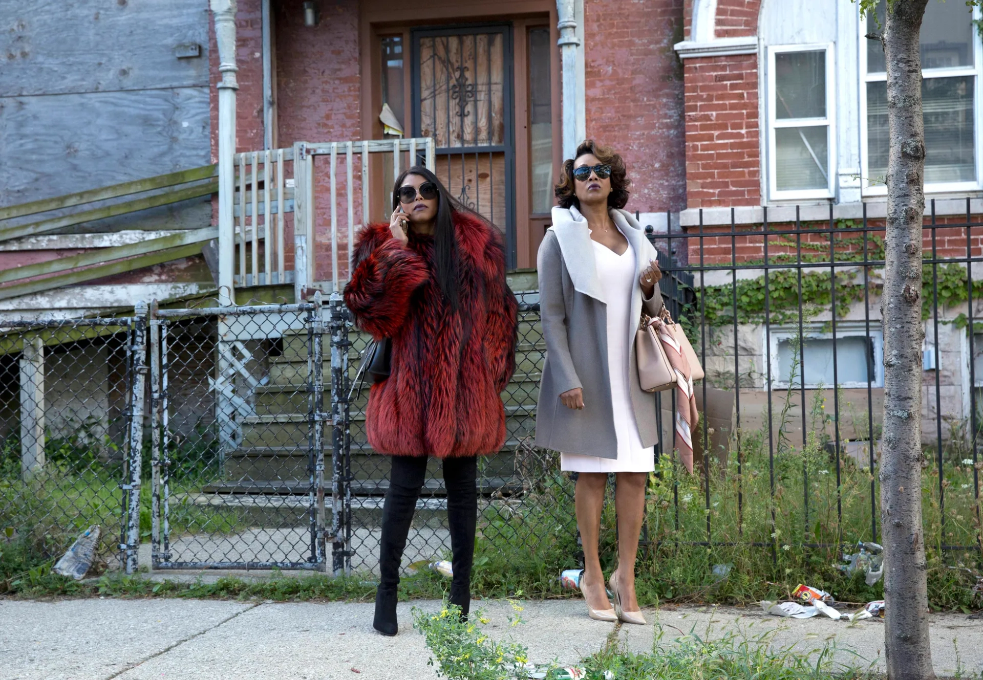 Vivica A. Fox and Taraji P. Henson in Empire (2015)