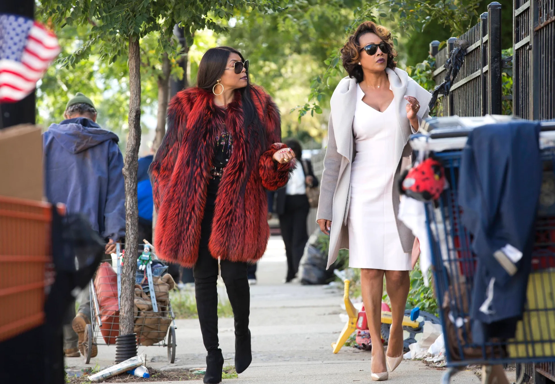 Vivica A. Fox and Taraji P. Henson in Empire (2015)