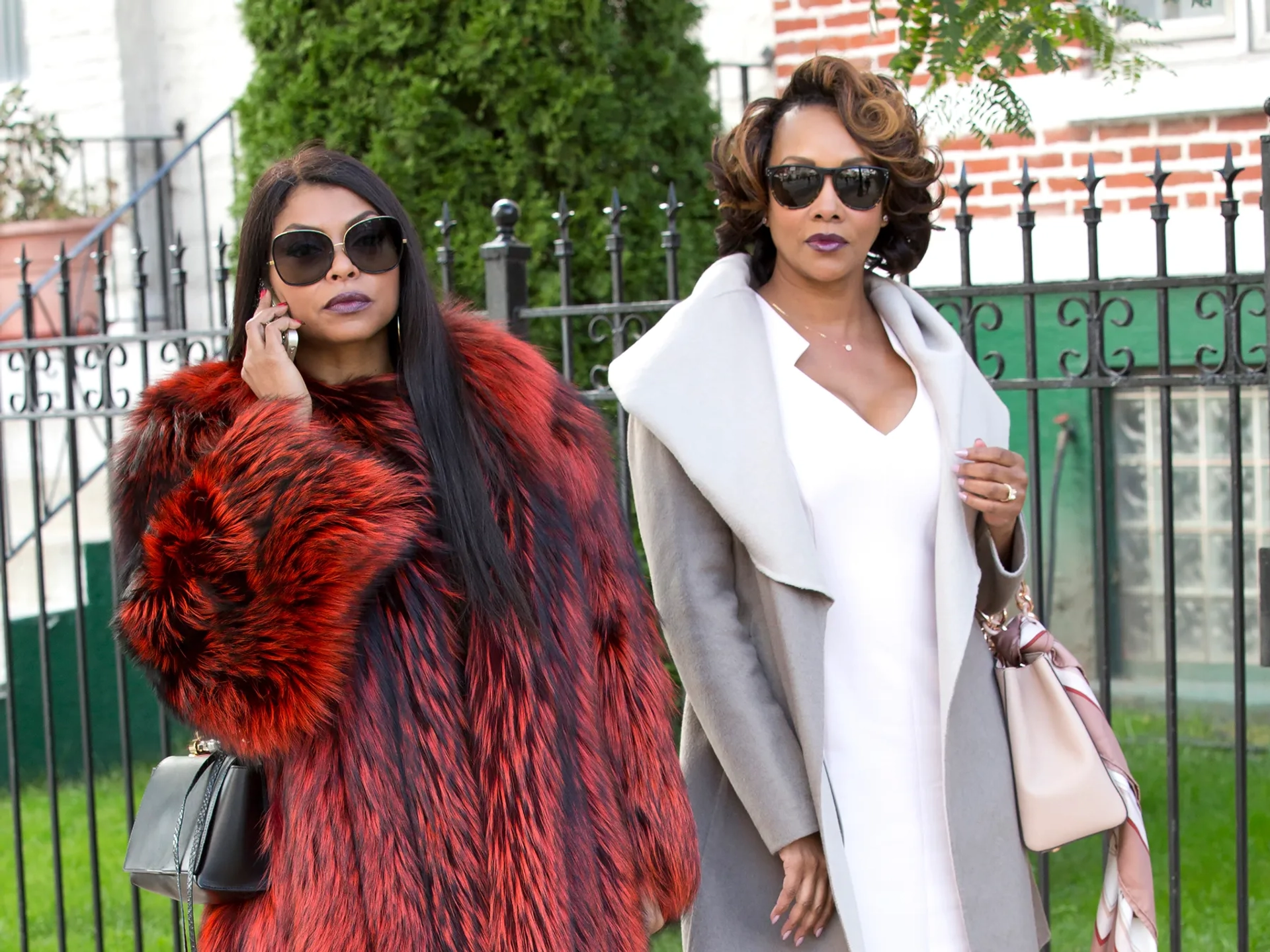 Vivica A. Fox and Taraji P. Henson in Empire (2015)