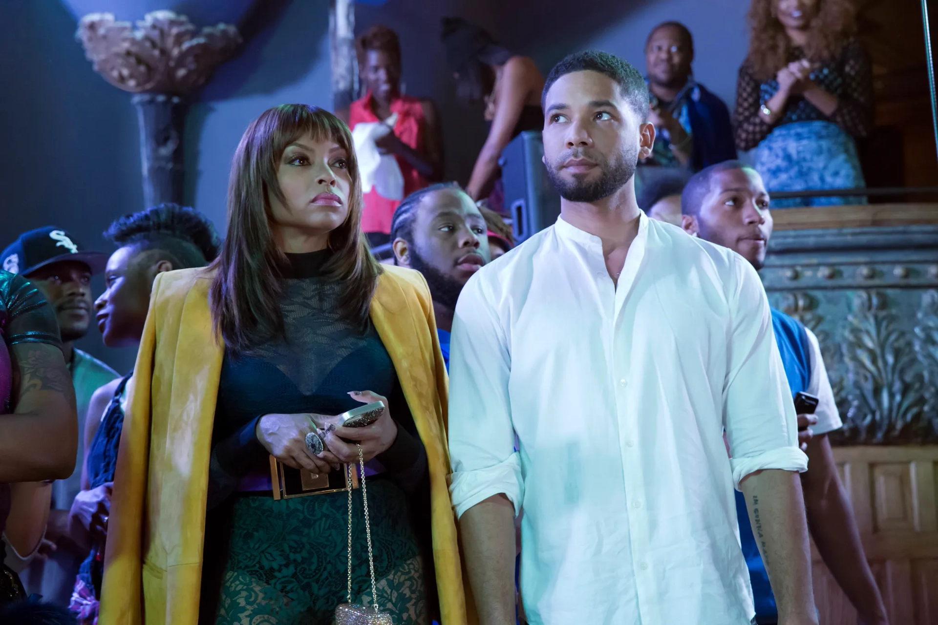 Taraji P. Henson and Jussie Smollett in Empire (2015)