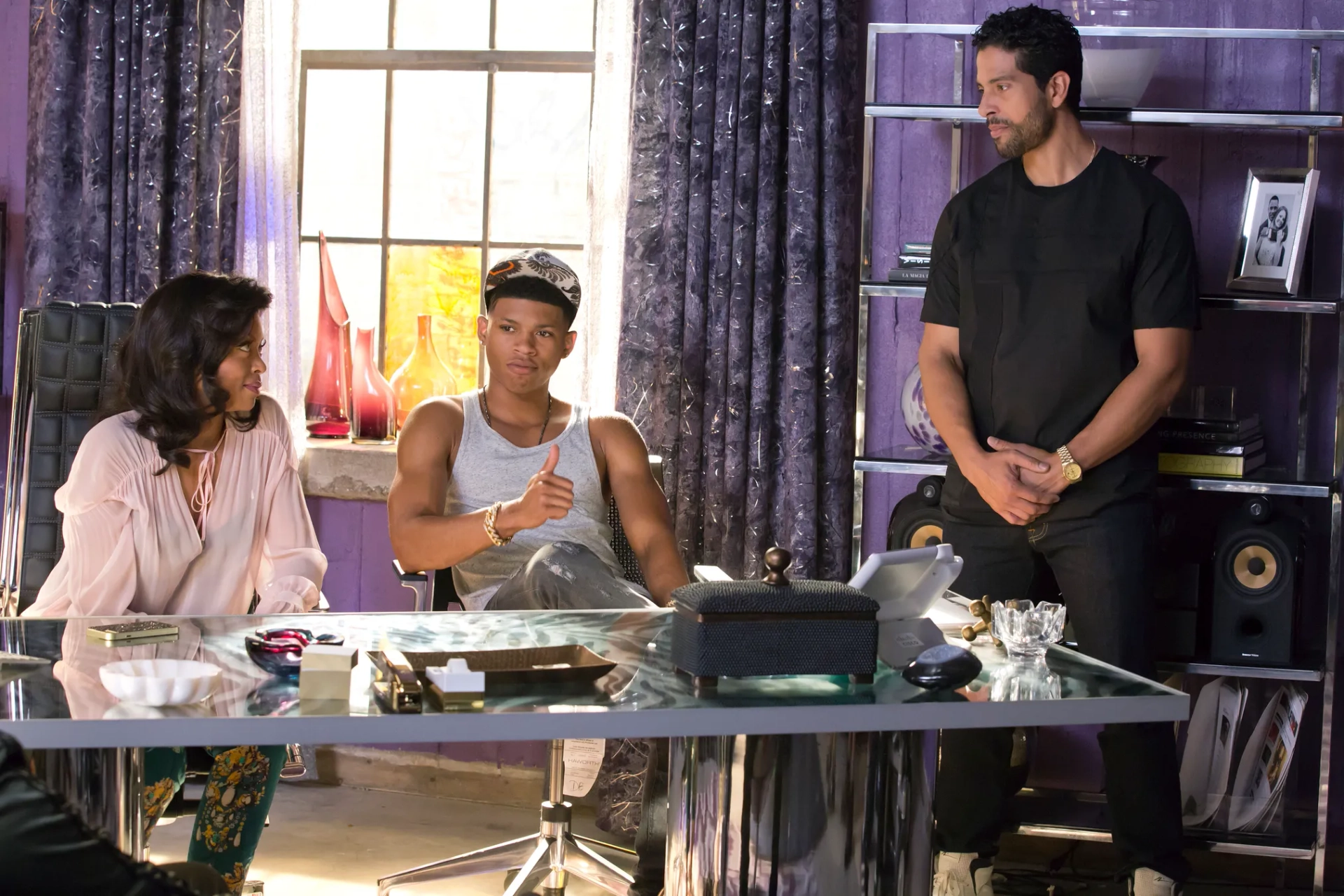 Taraji P. Henson, Adam Rodriguez, and Bryshere Y. Gray in Empire (2015)