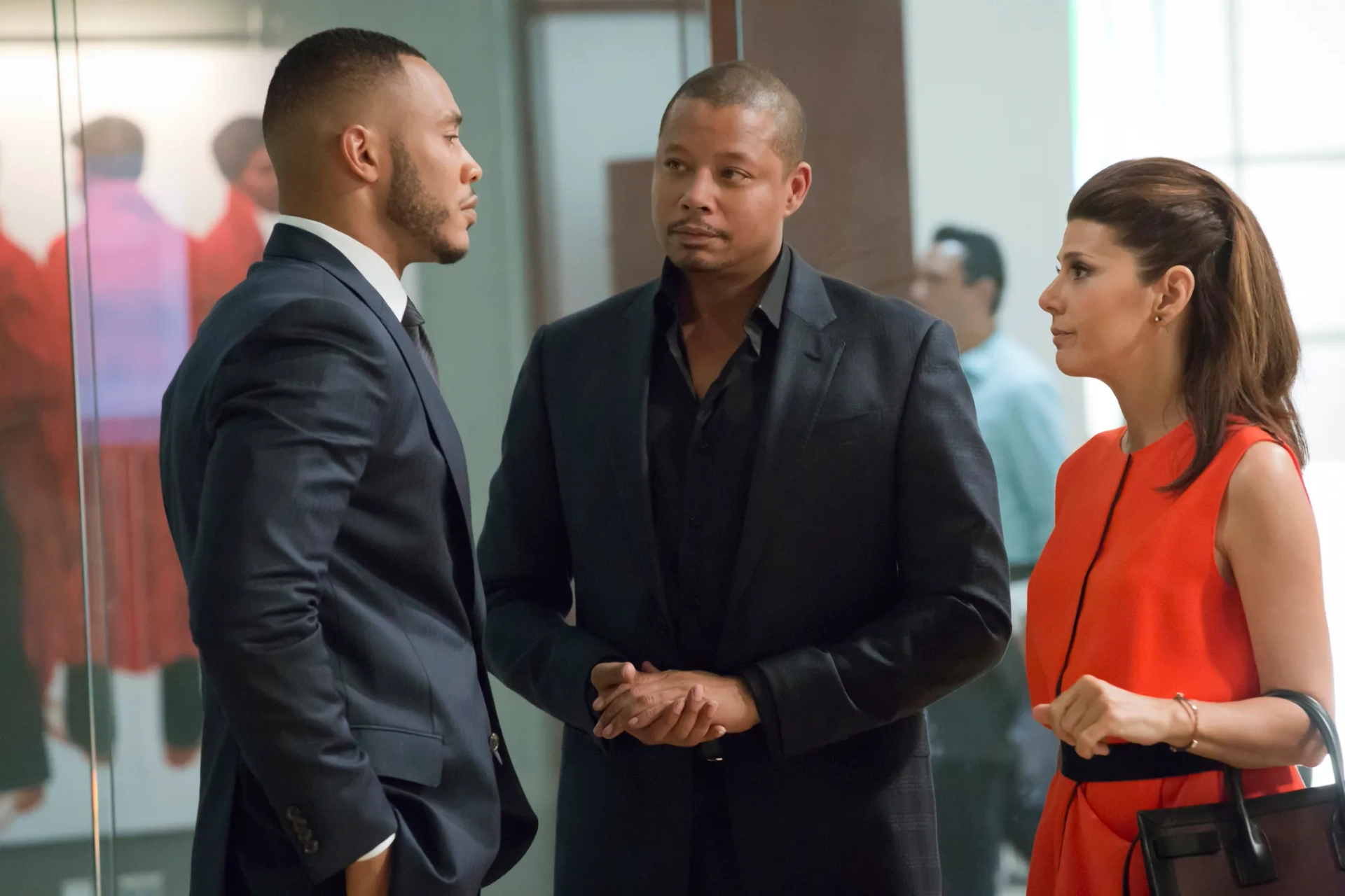 Marisa Tomei, Terrence Howard, and Trai Byers in Empire (2015)