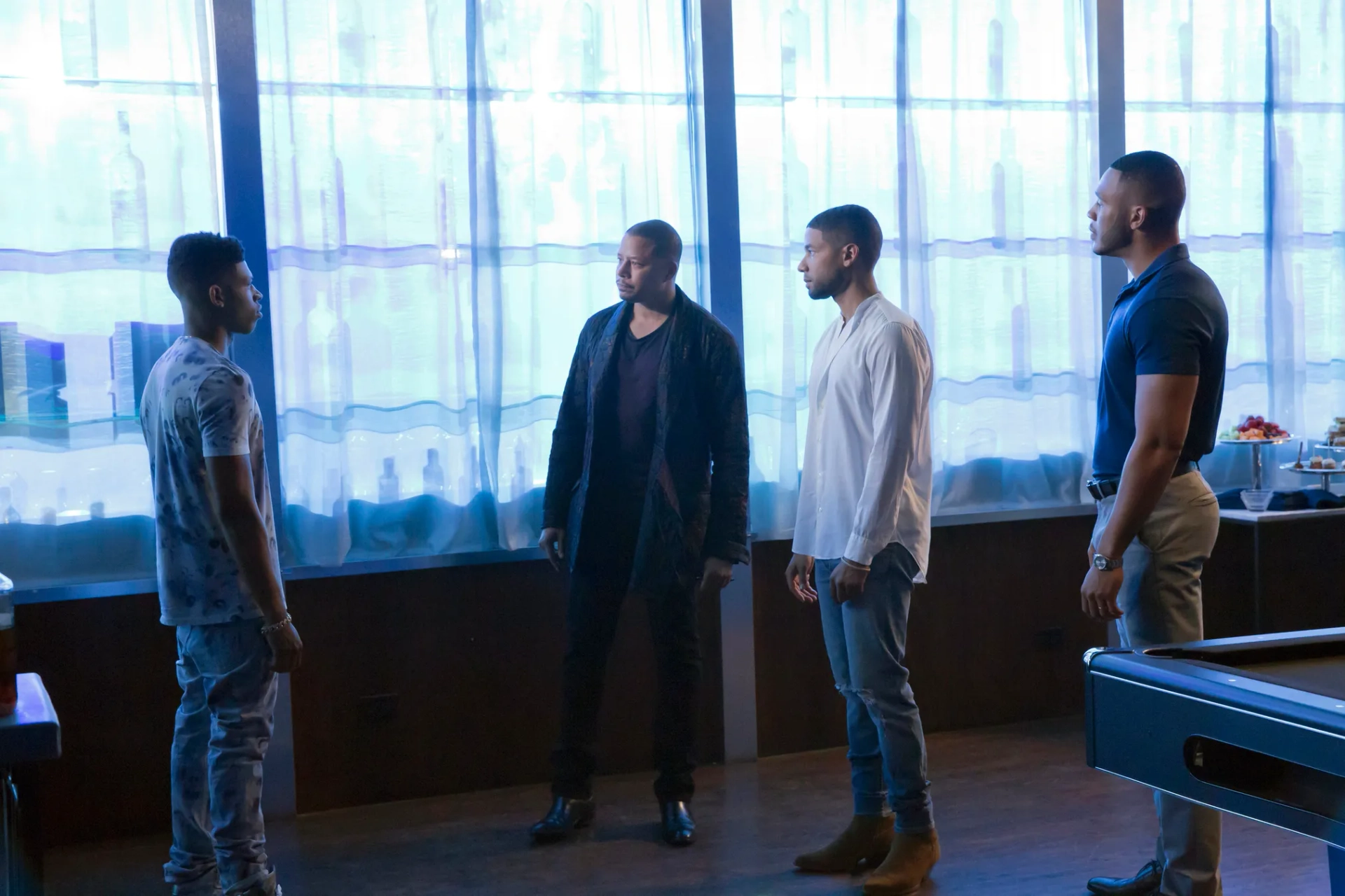 Terrence Howard, Jussie Smollett, Trai Byers, and Bryshere Y. Gray in Empire (2015)