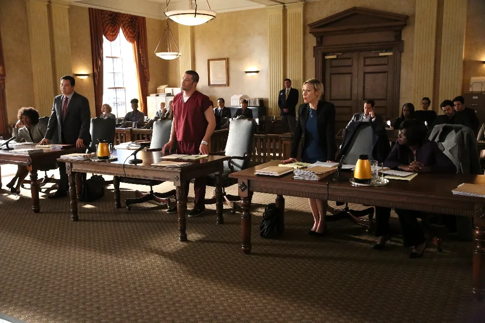 Viola Davis, Benito Martinez, Charlie Weber, Liza Weil, and Milauna Jackson in How to Get Away with Murder (2014)