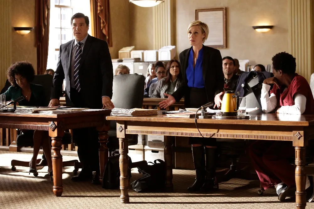 Viola Davis, Benito Martinez, Liza Weil, and Milauna Jackson in How to Get Away with Murder (2014)