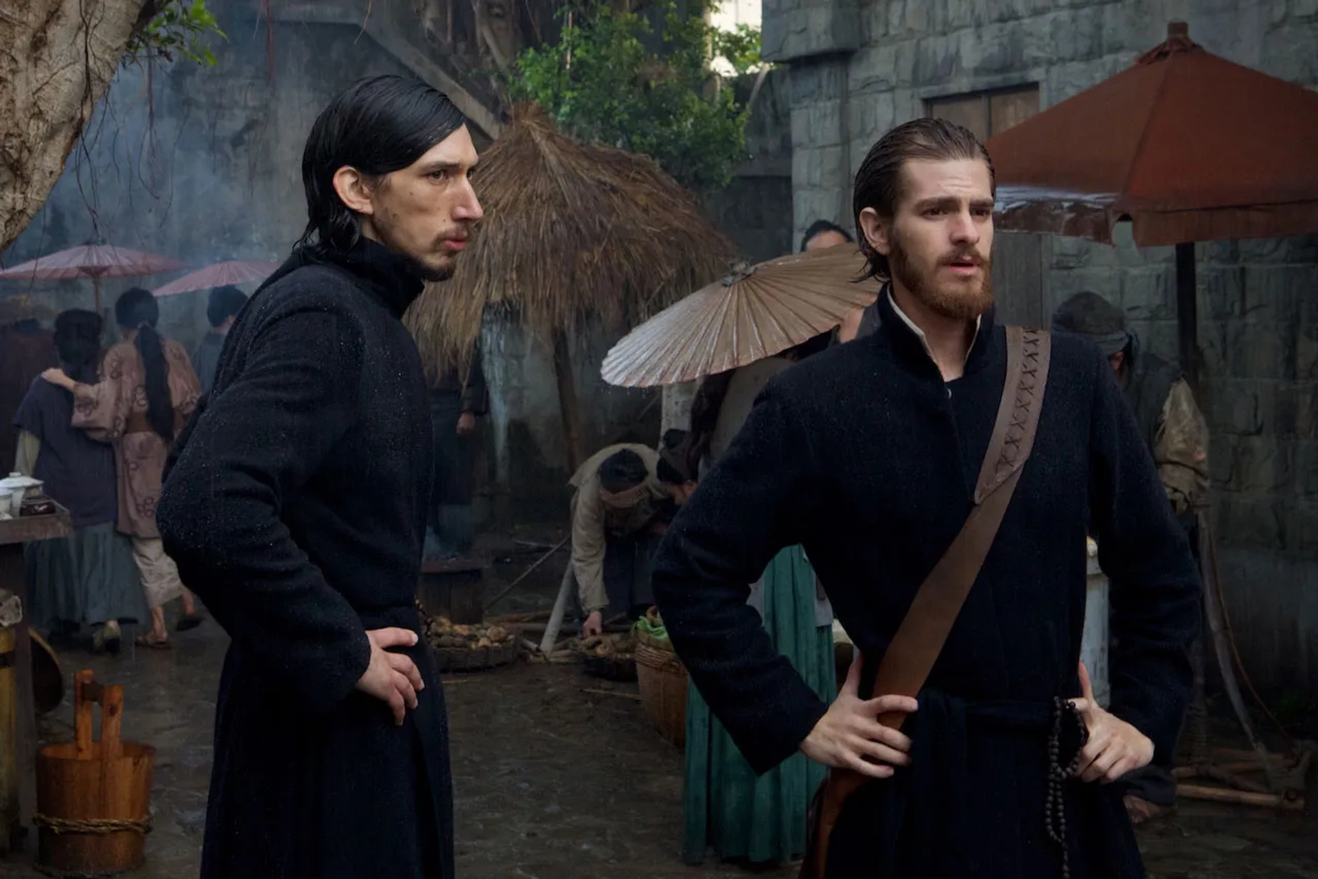 Andrew Garfield and Adam Driver in Silence (2016)