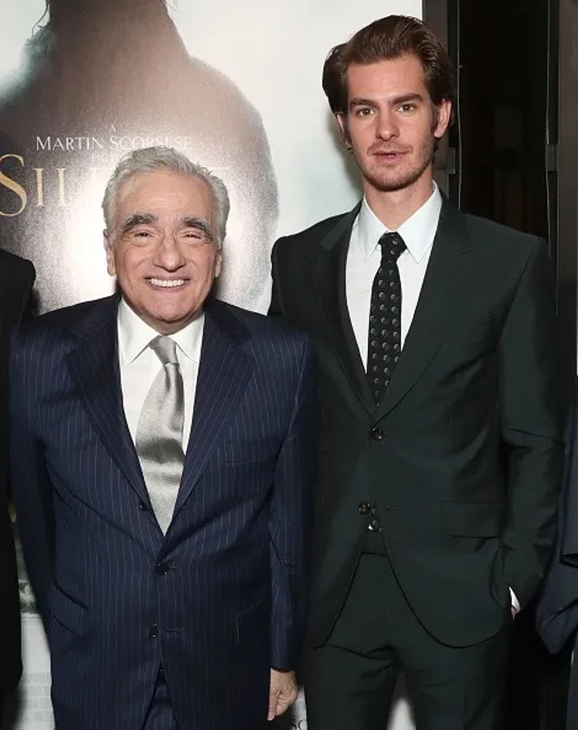 Martin Scorsese and Andrew Garfield at an event for Silence (2016)