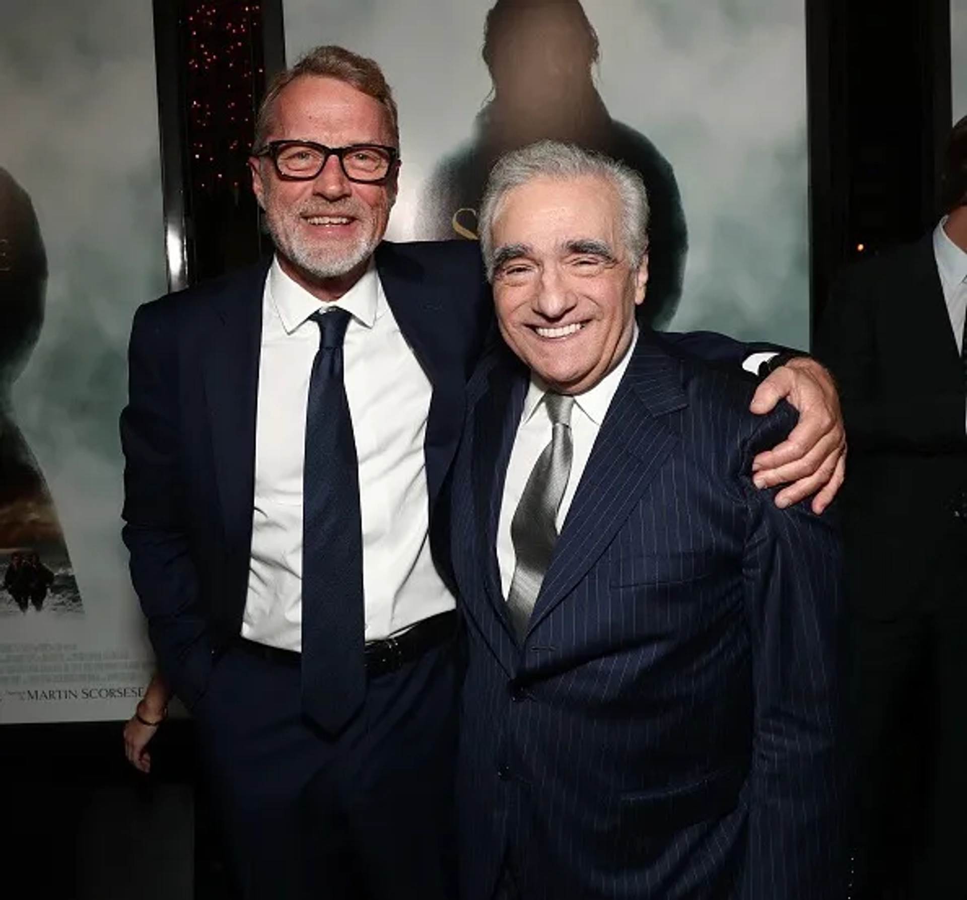 Martin Scorsese and Brandt Andersen at an event for Silence (2016)