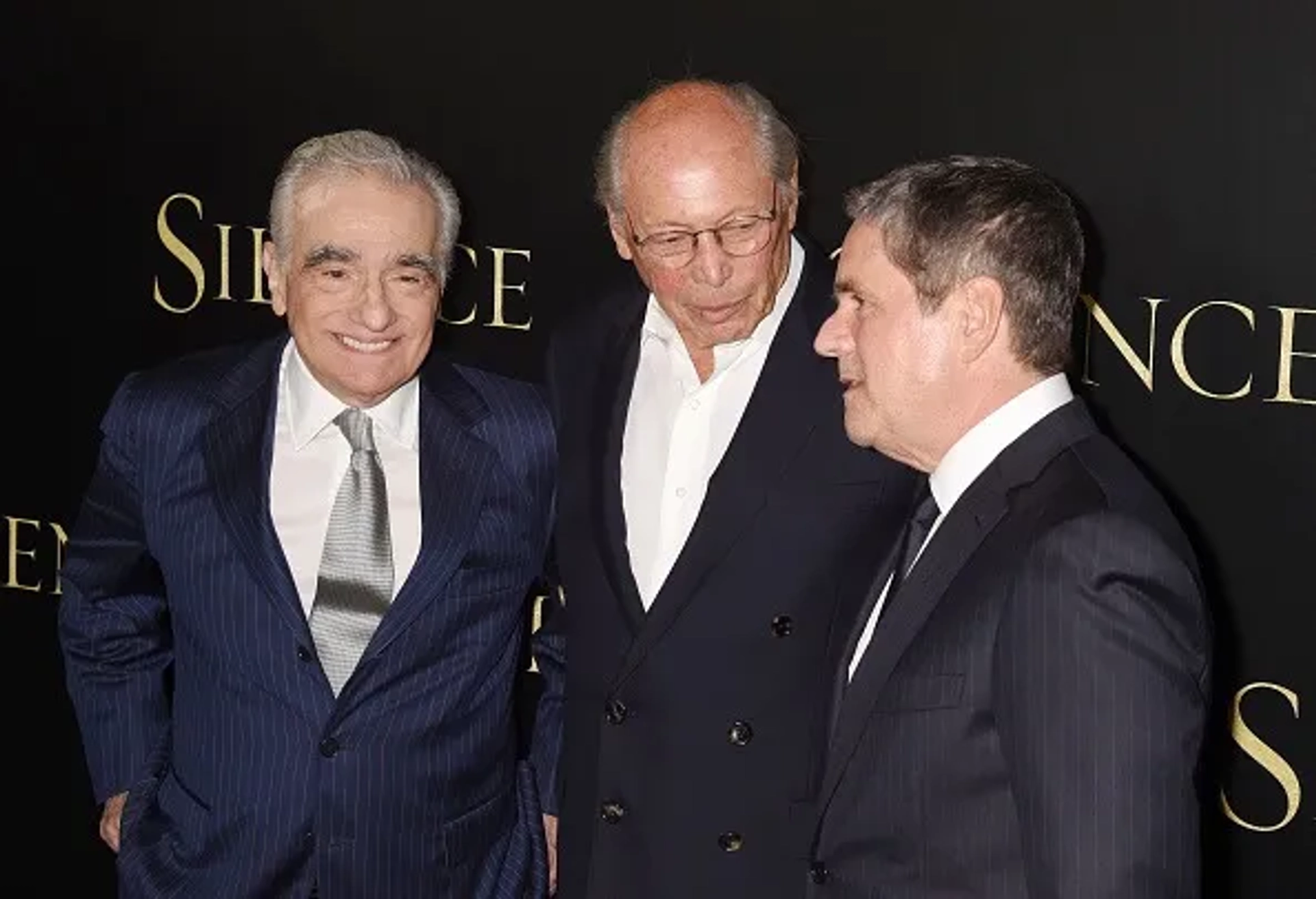 Martin Scorsese, Irwin Winkler, and Brad Grey at an event for Silence (2016)