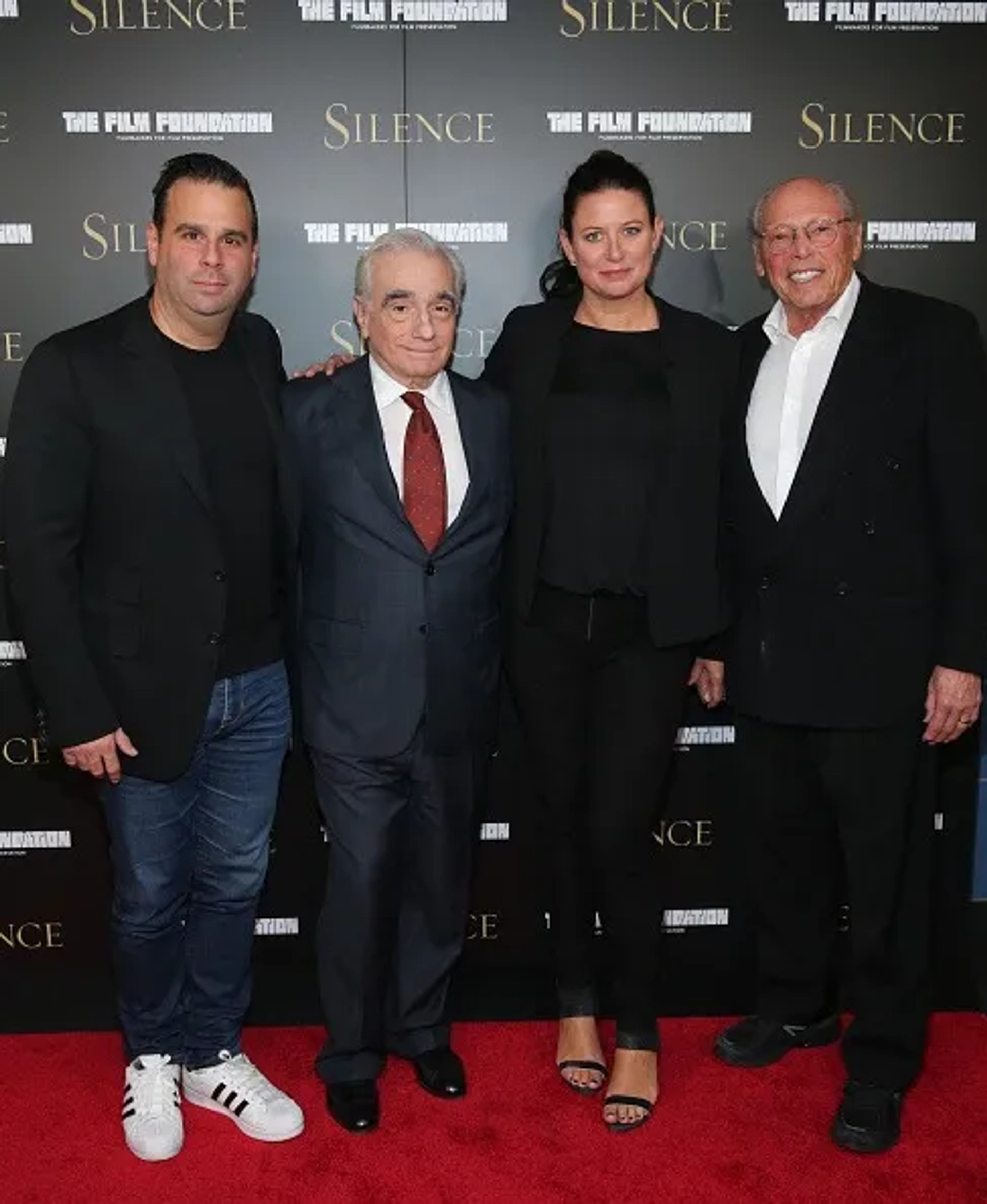 Martin Scorsese, Irwin Winkler, Randall Emmett, and Emma Tillinger Koskoff at an event for Silence (2016)