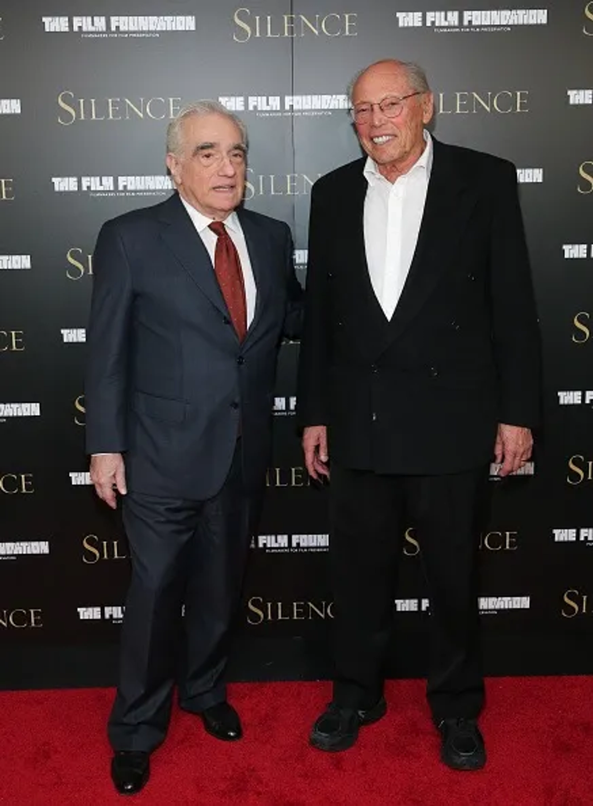 Martin Scorsese and Irwin Winkler at an event for Silence (2016)