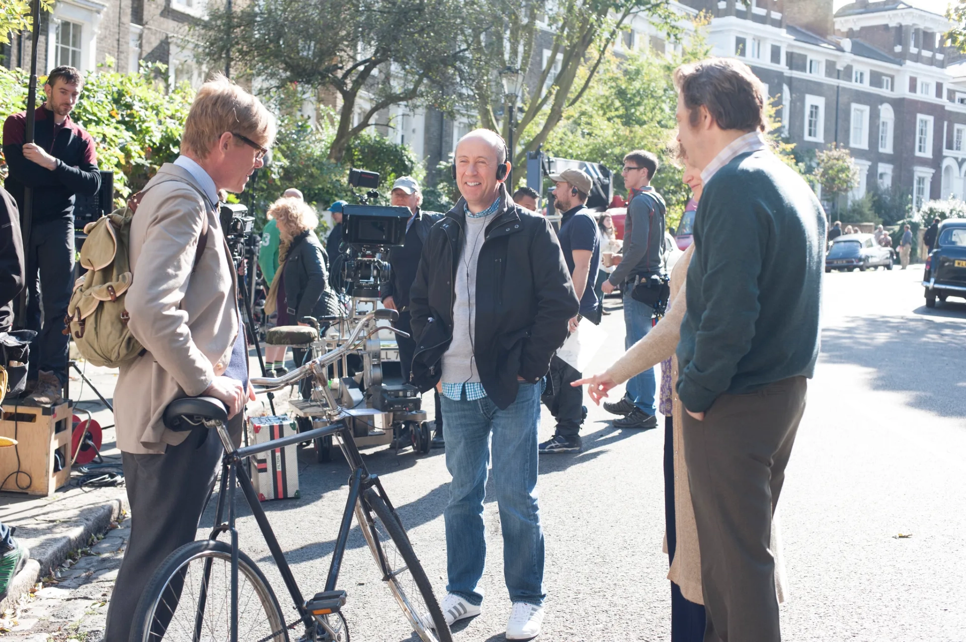 Alan Bennett, Roger Allam, Nicholas Hytner, and Alex Jennings in The Lady in the Van (2015)