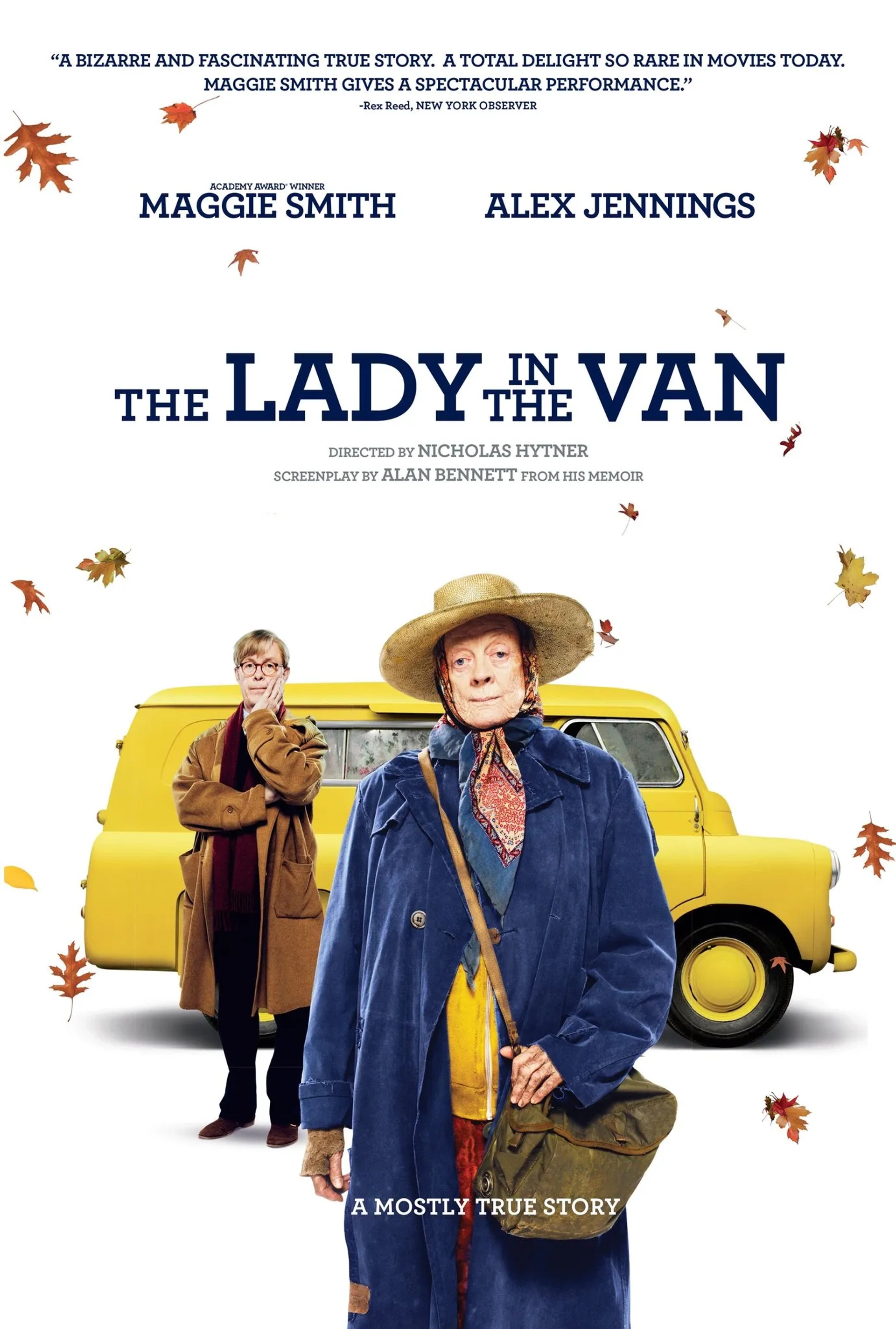 Maggie Smith and Alex Jennings in The Lady in the Van (2015)