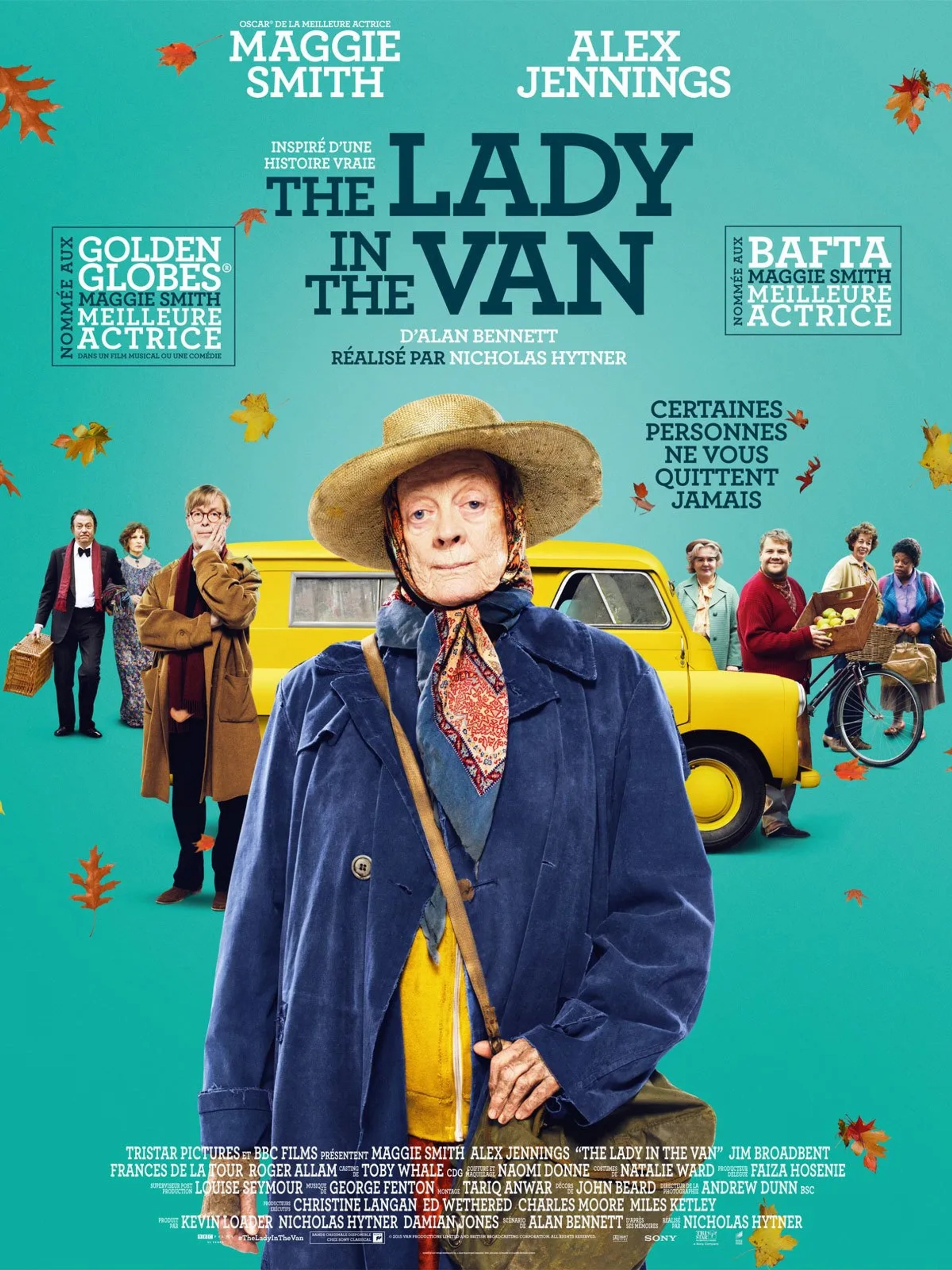 Maggie Smith and Alex Jennings in The Lady in the Van (2015)