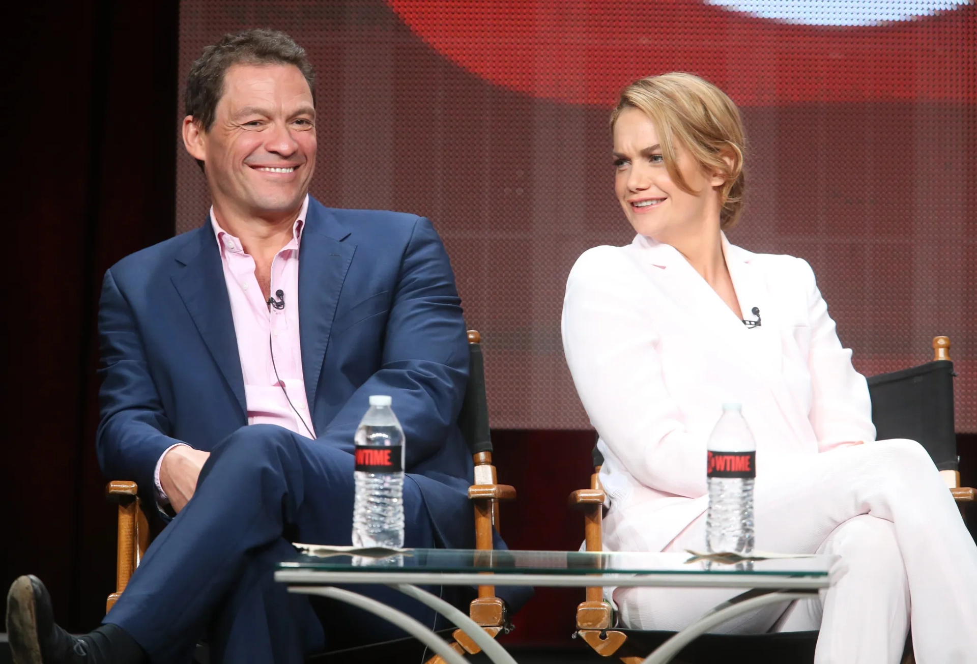 Dominic West and Ruth Wilson at an event for The Affair (2014)