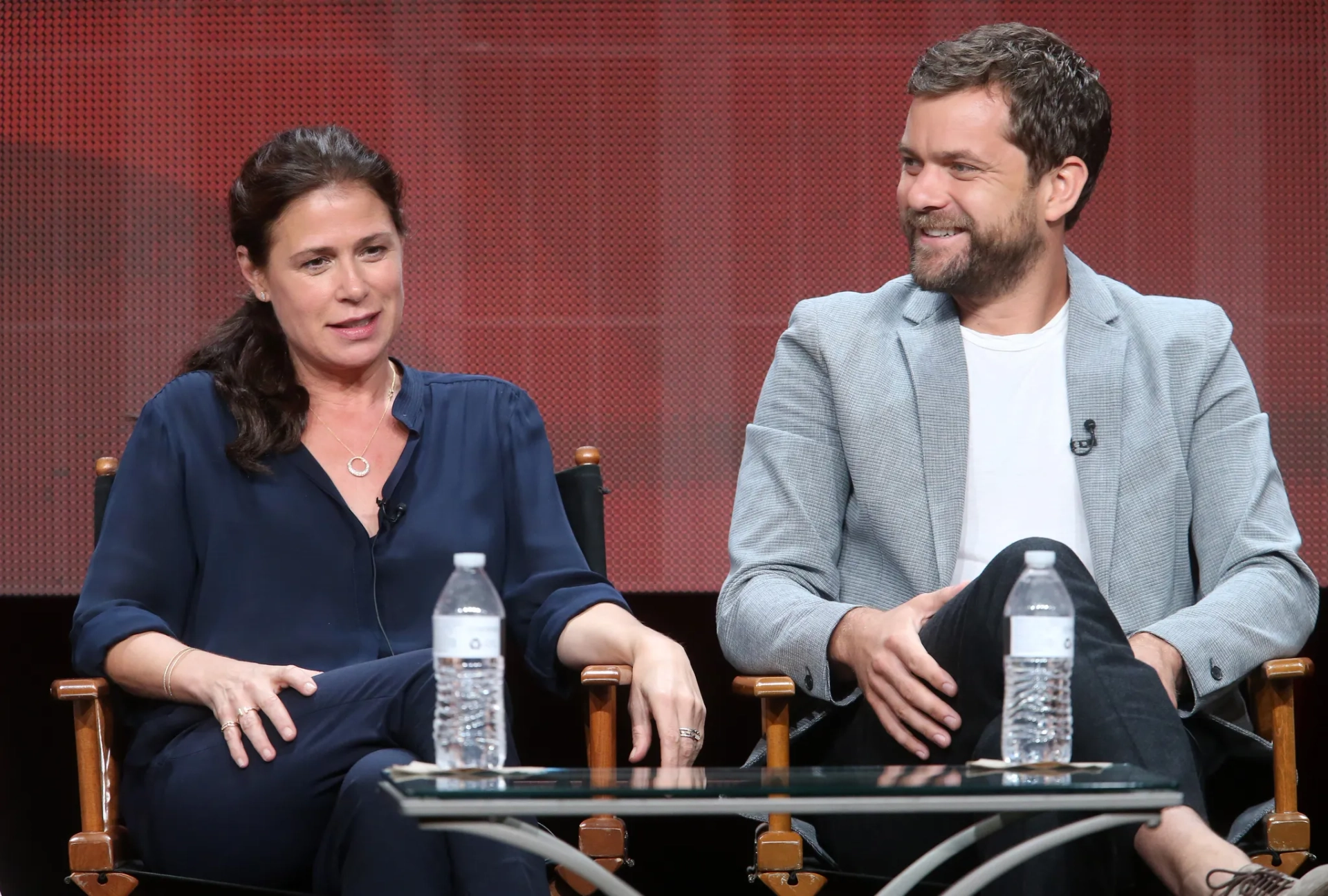 Joshua Jackson and Maura Tierney at an event for The Affair (2014)