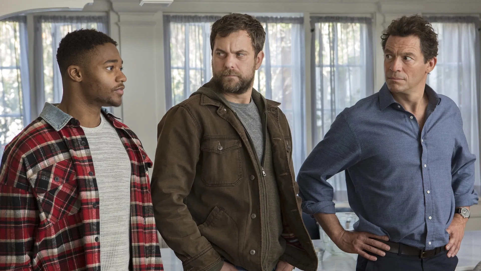 Joshua Jackson, Dominic West, and Christopher Meyer in The Affair (2014)