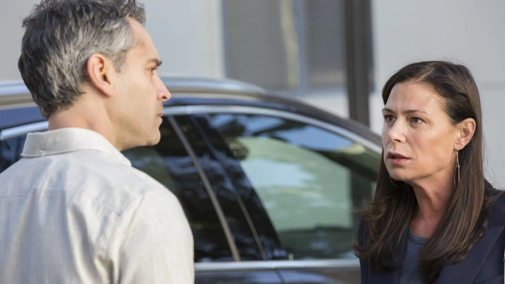 Maura Tierney and Omar Metwally in The Affair (2014)