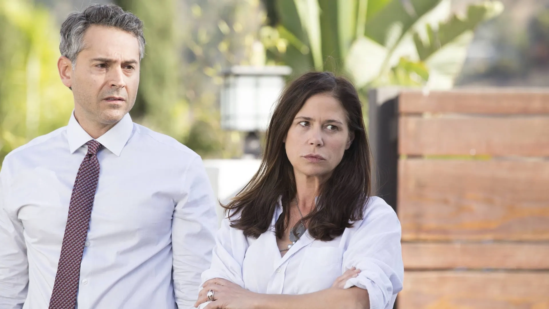 Maura Tierney and Omar Metwally in The Affair (2014)