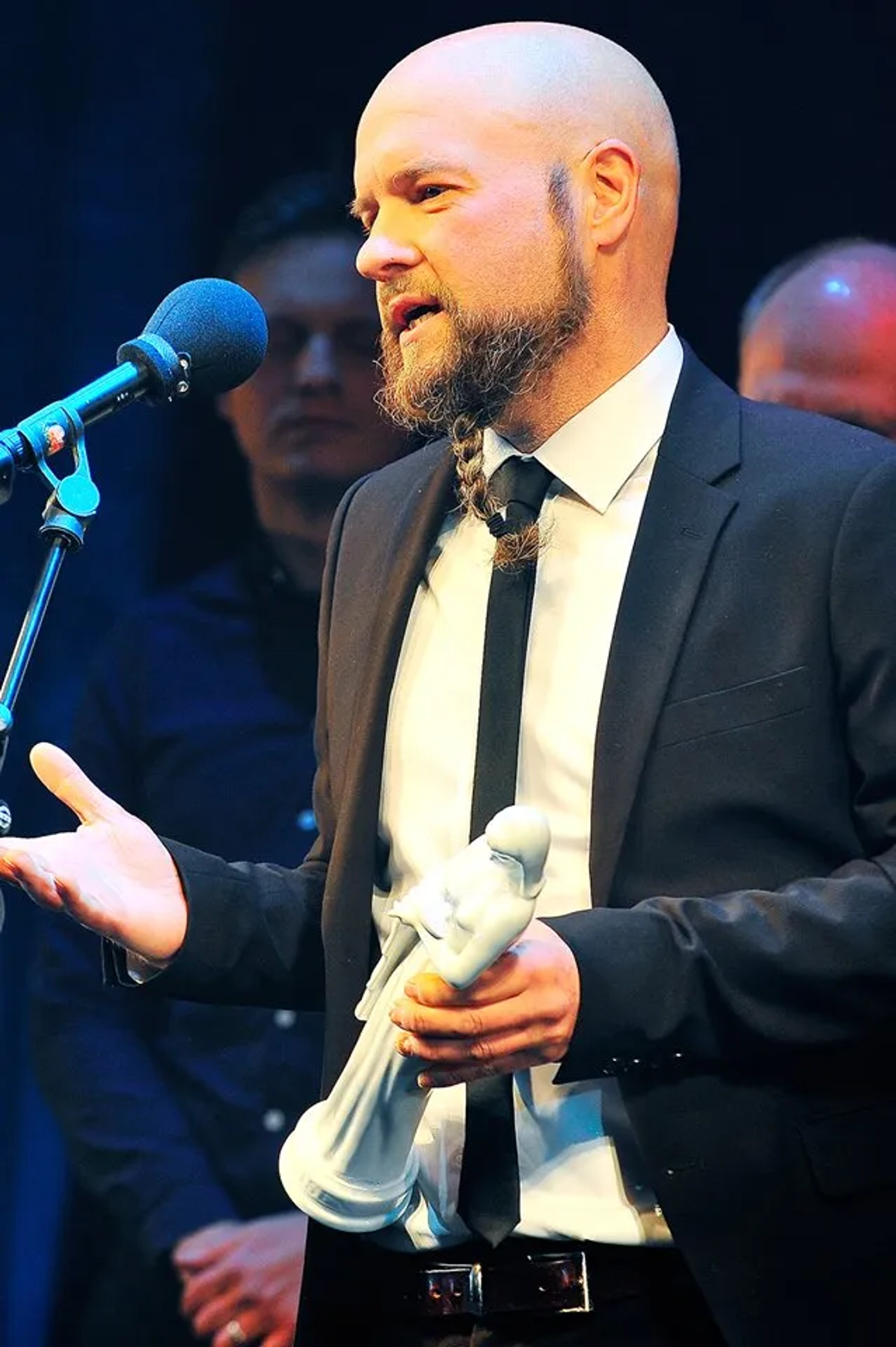 Steen Johannessen at an event for Last Men in Aleppo (2017)