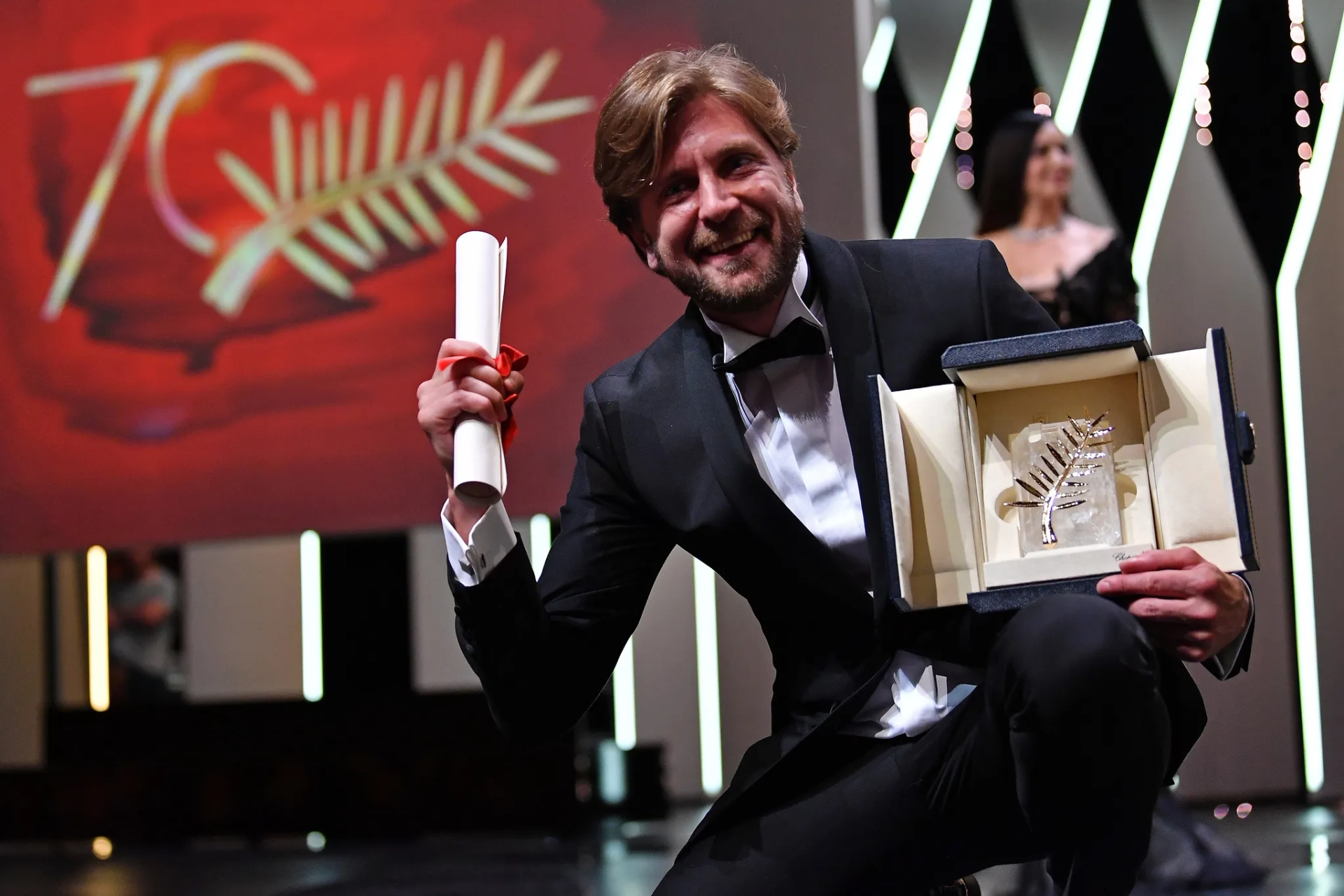 Ruben Östlund at an event for The Square (2017)