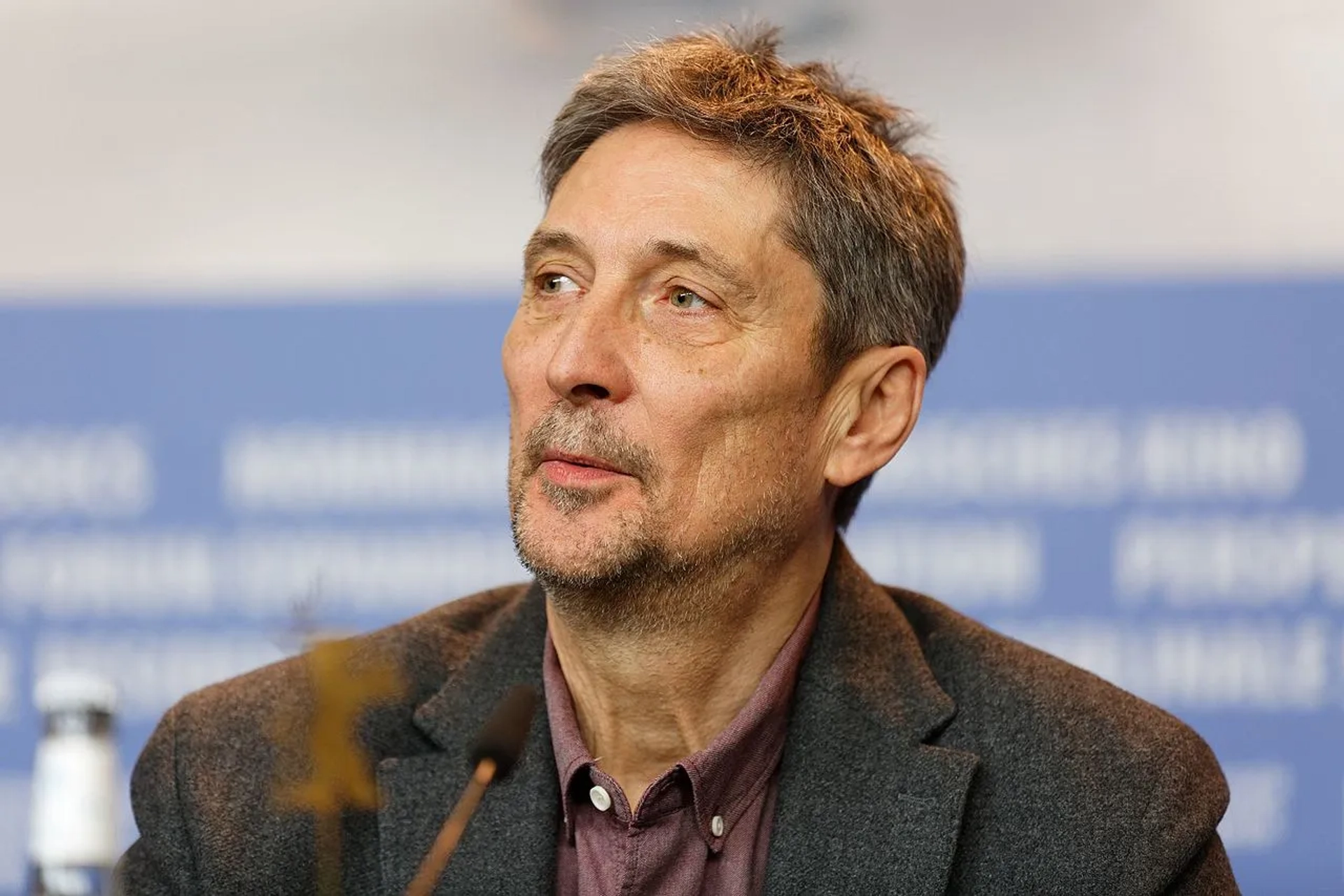 Géza Morcsányi at an event for On Body and Soul (2017)